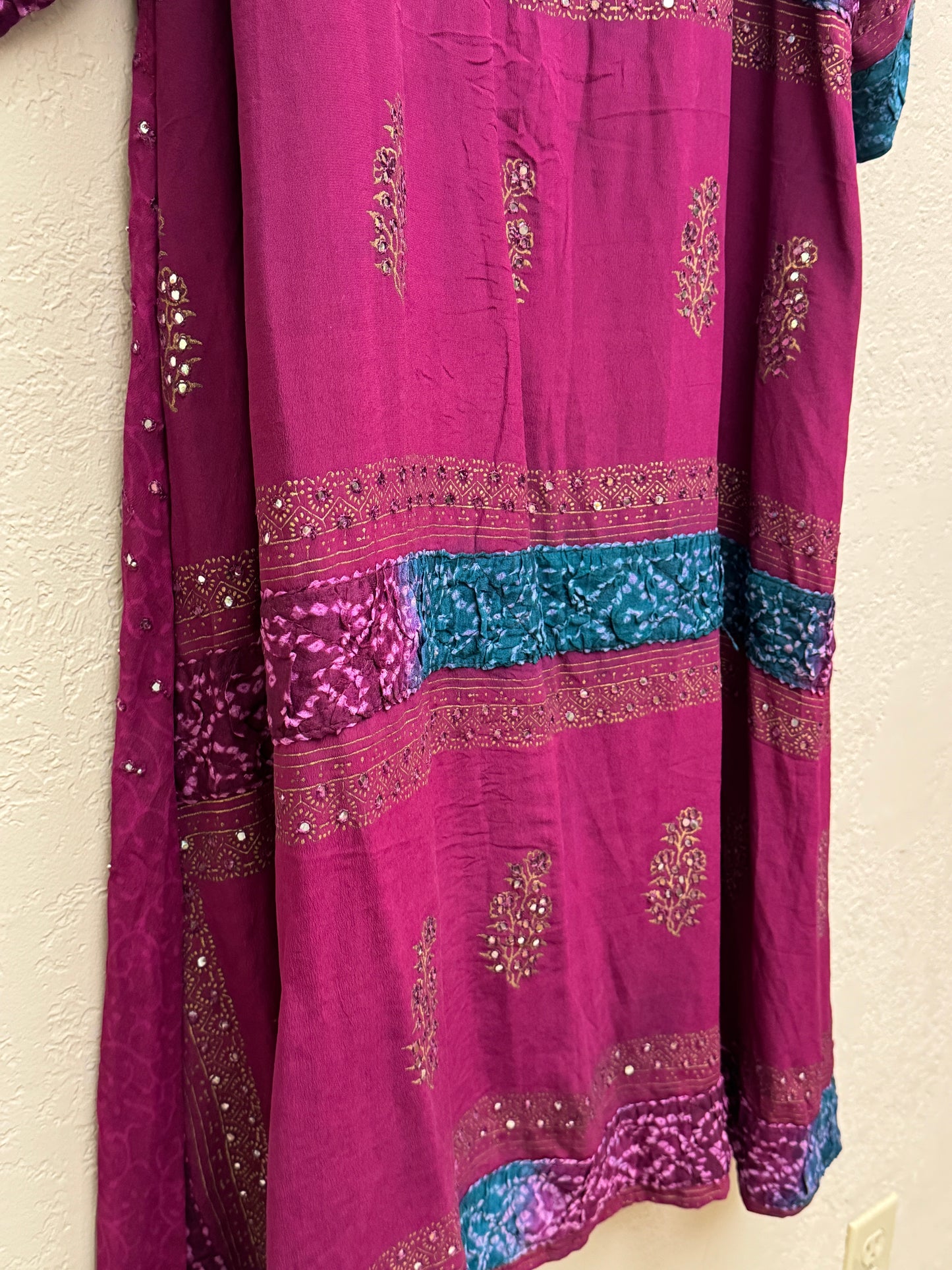 Sparkle Kimono - one size - Rich Berry