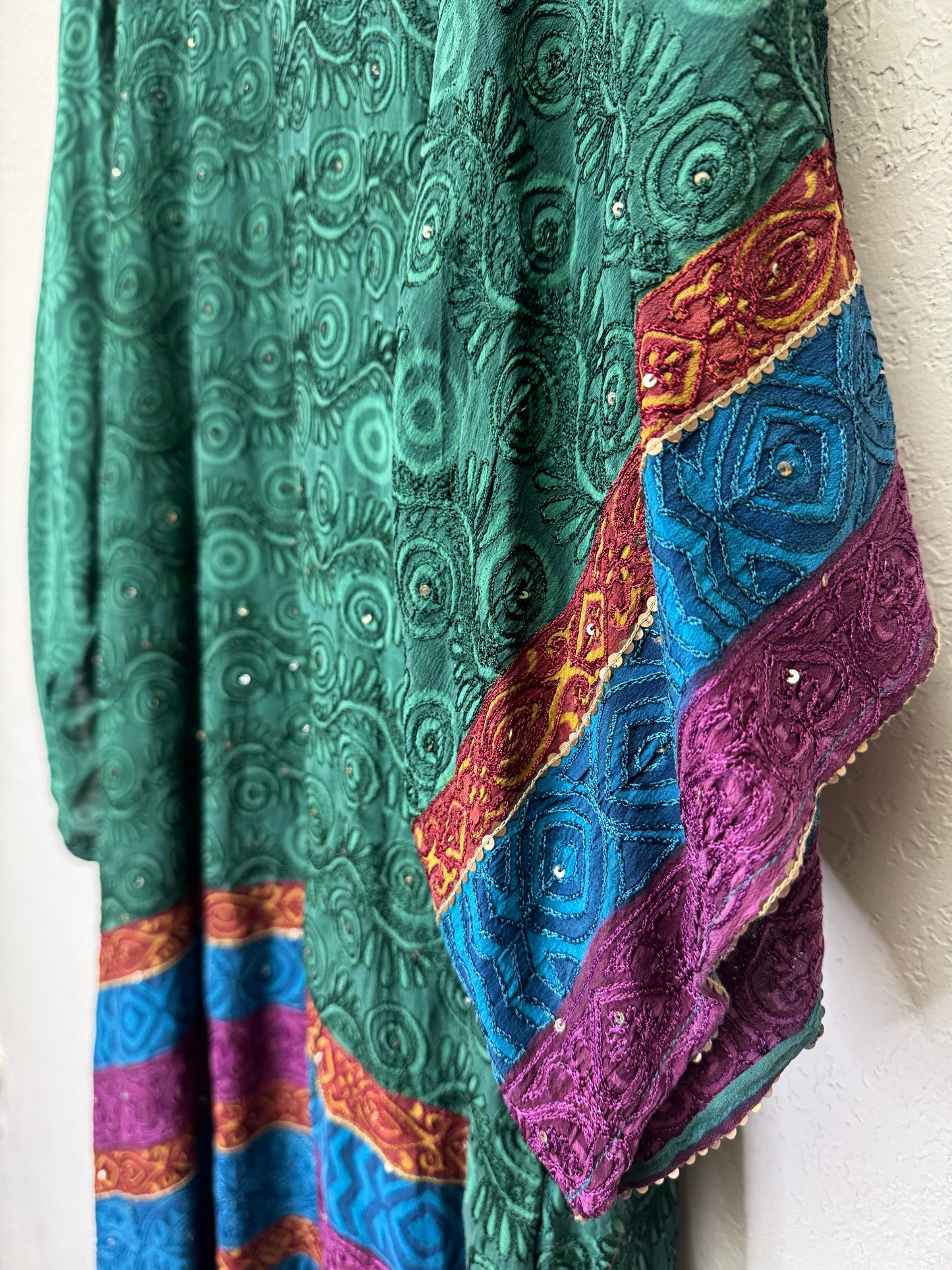 Sparkle Kimono - OS - Color Block