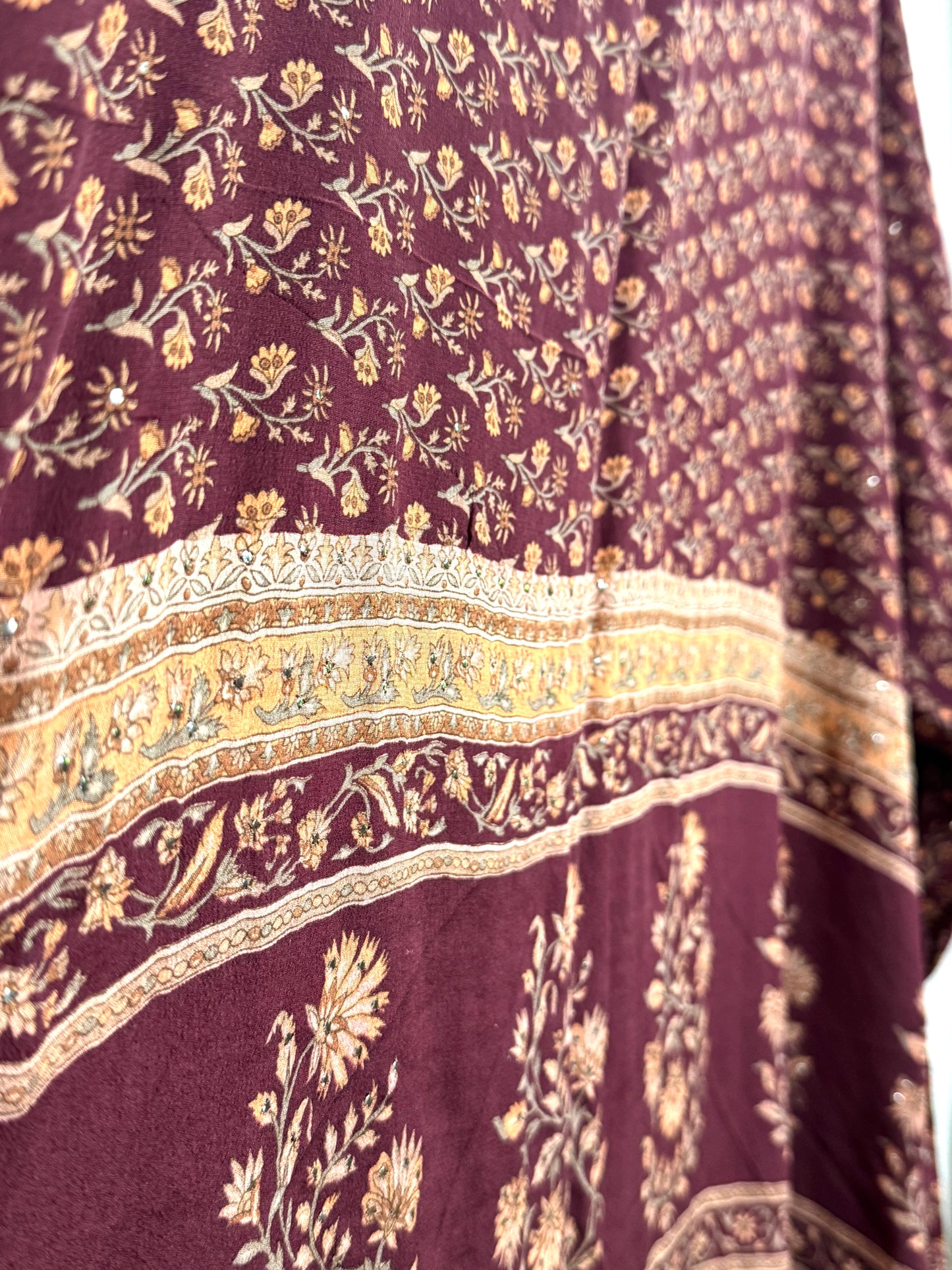 Sparkle Kimono - one size - Mahogany