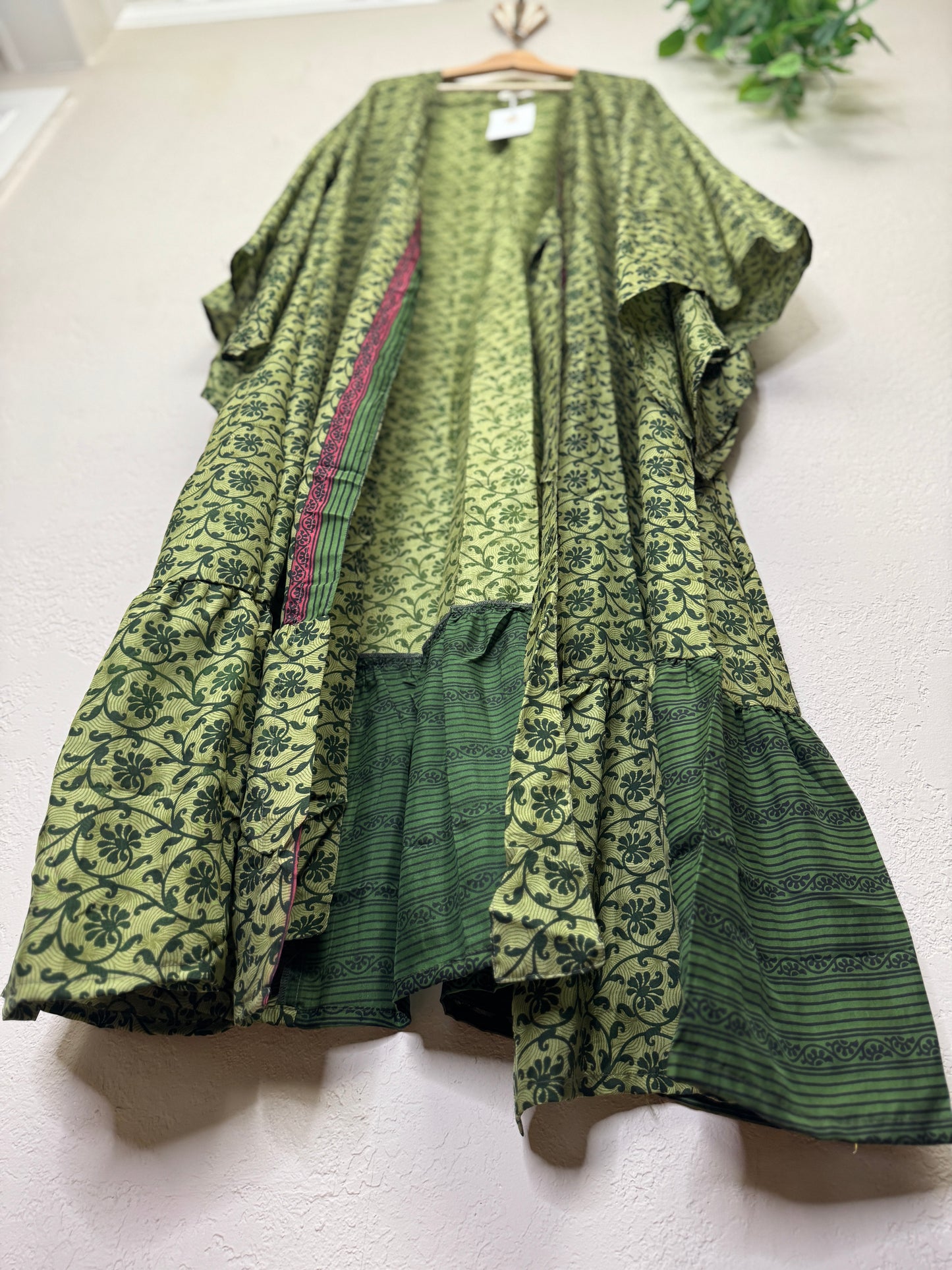 Femme Kimono Wrap Dress ~ OS ~ Forest Fairy