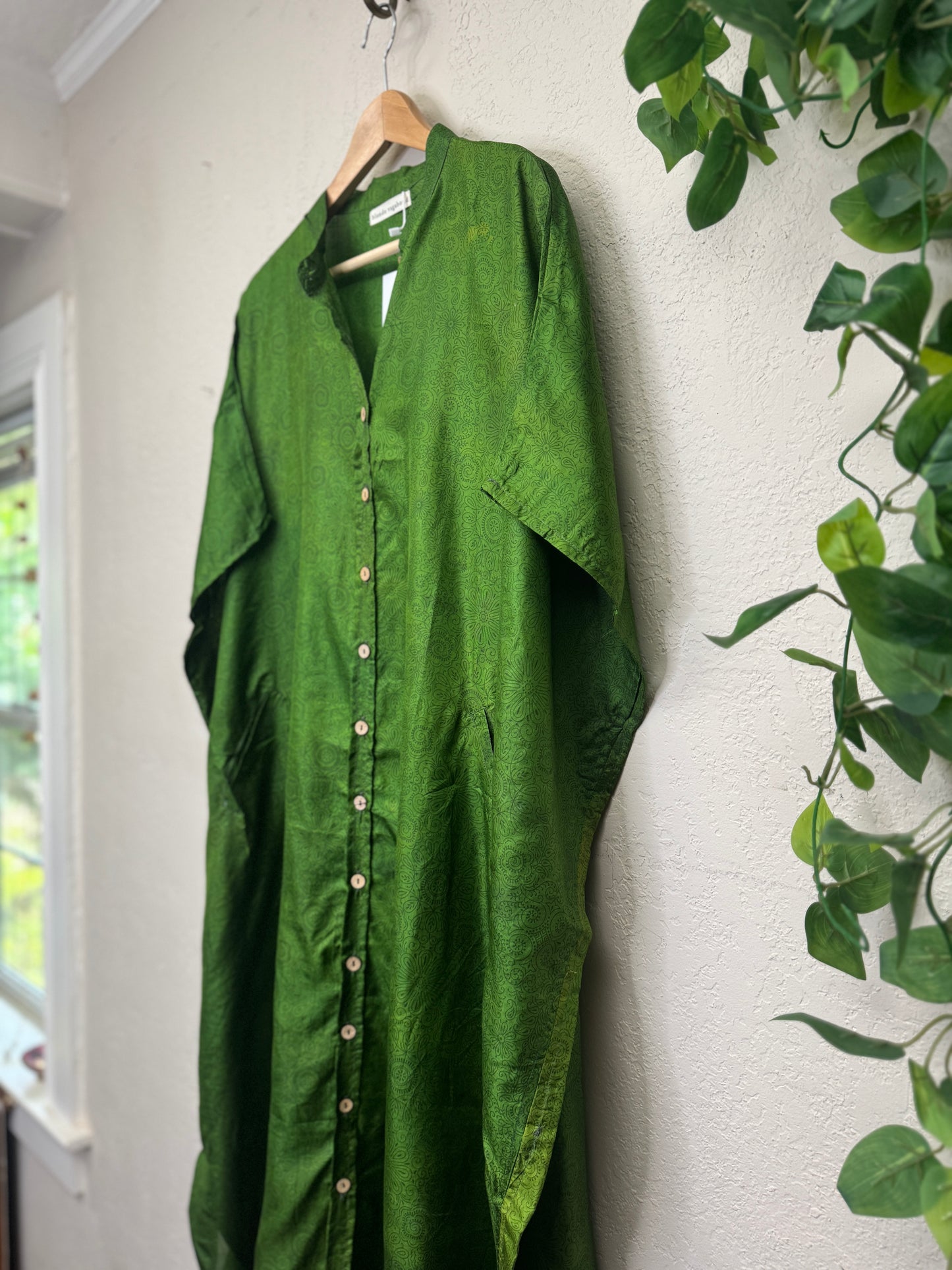 Boyfriend Dress ~ One Size ~ Lime Leaf