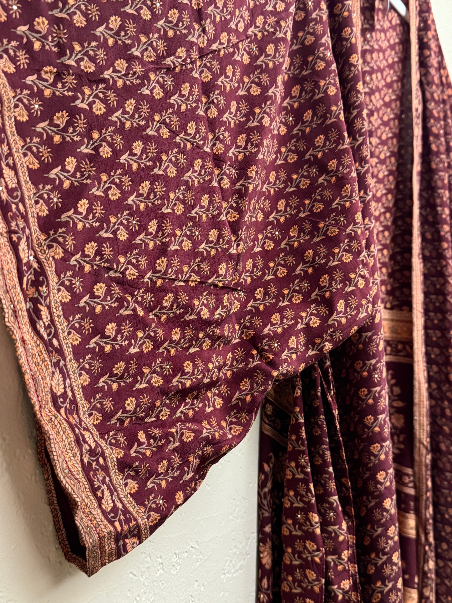 Sparkle Kimono - one size - Mahogany