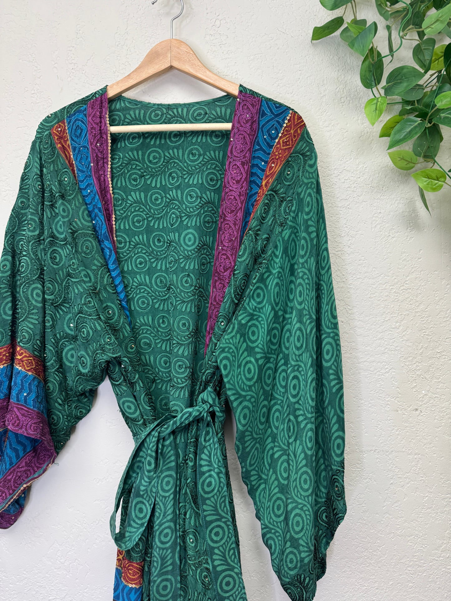 Sparkle Kimono - OS - Color Block