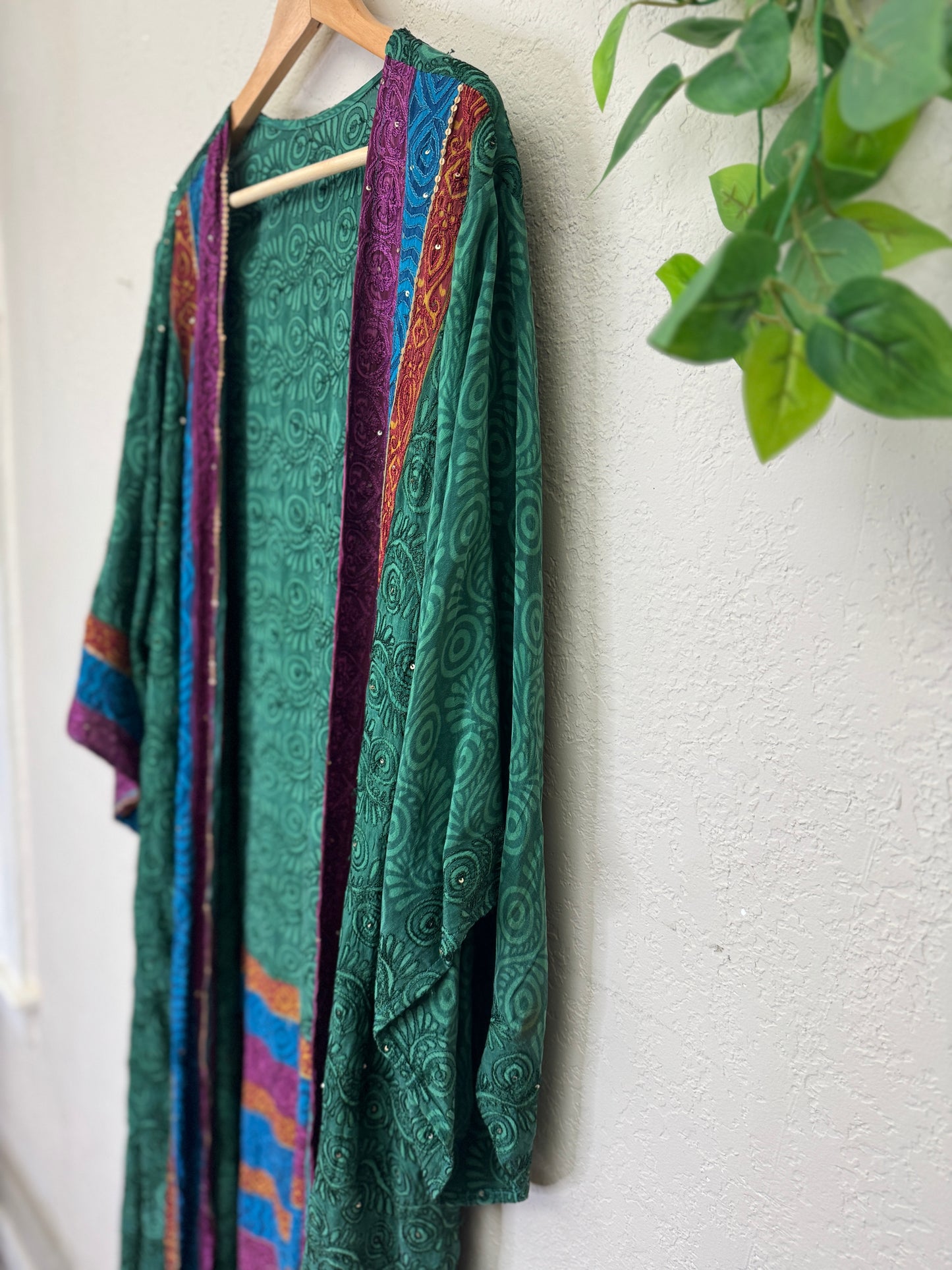 Sparkle Kimono - OS - Color Block