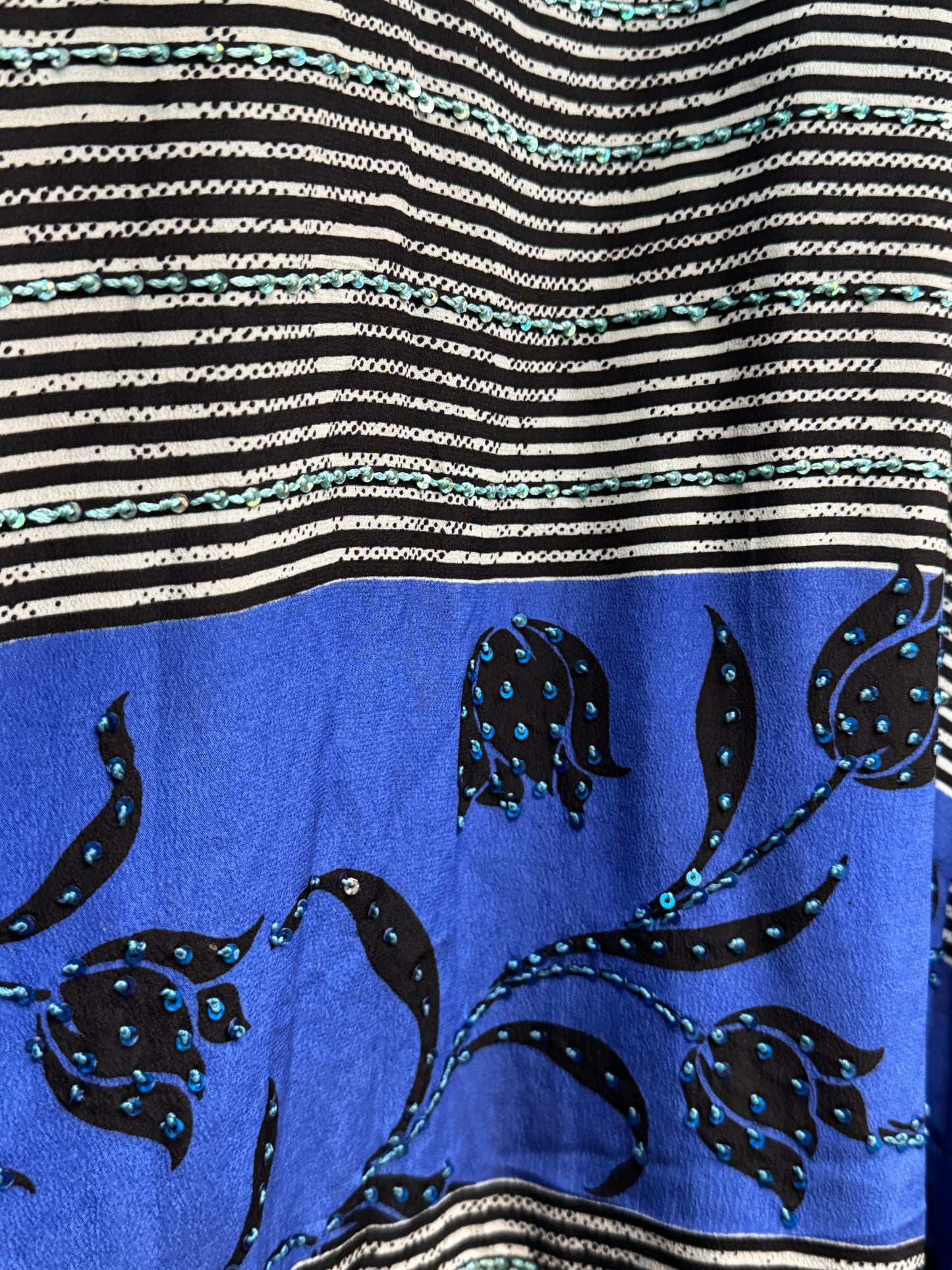 Sparkle Kimono - one size - Bluebell