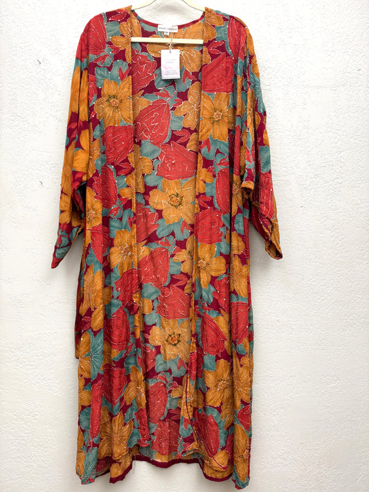 Sparkle Kimono - one size - Embroidered Magic - Blonde Vagabond