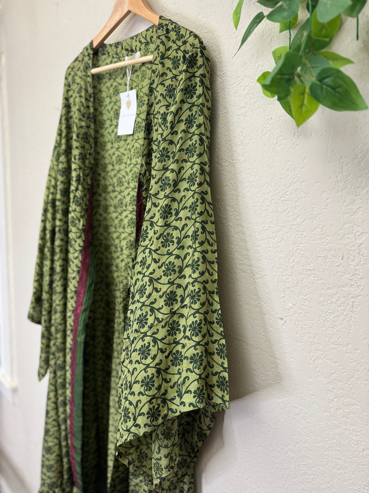 Femme Kimono Wrap Dress ~ OS ~ Forest Fairy