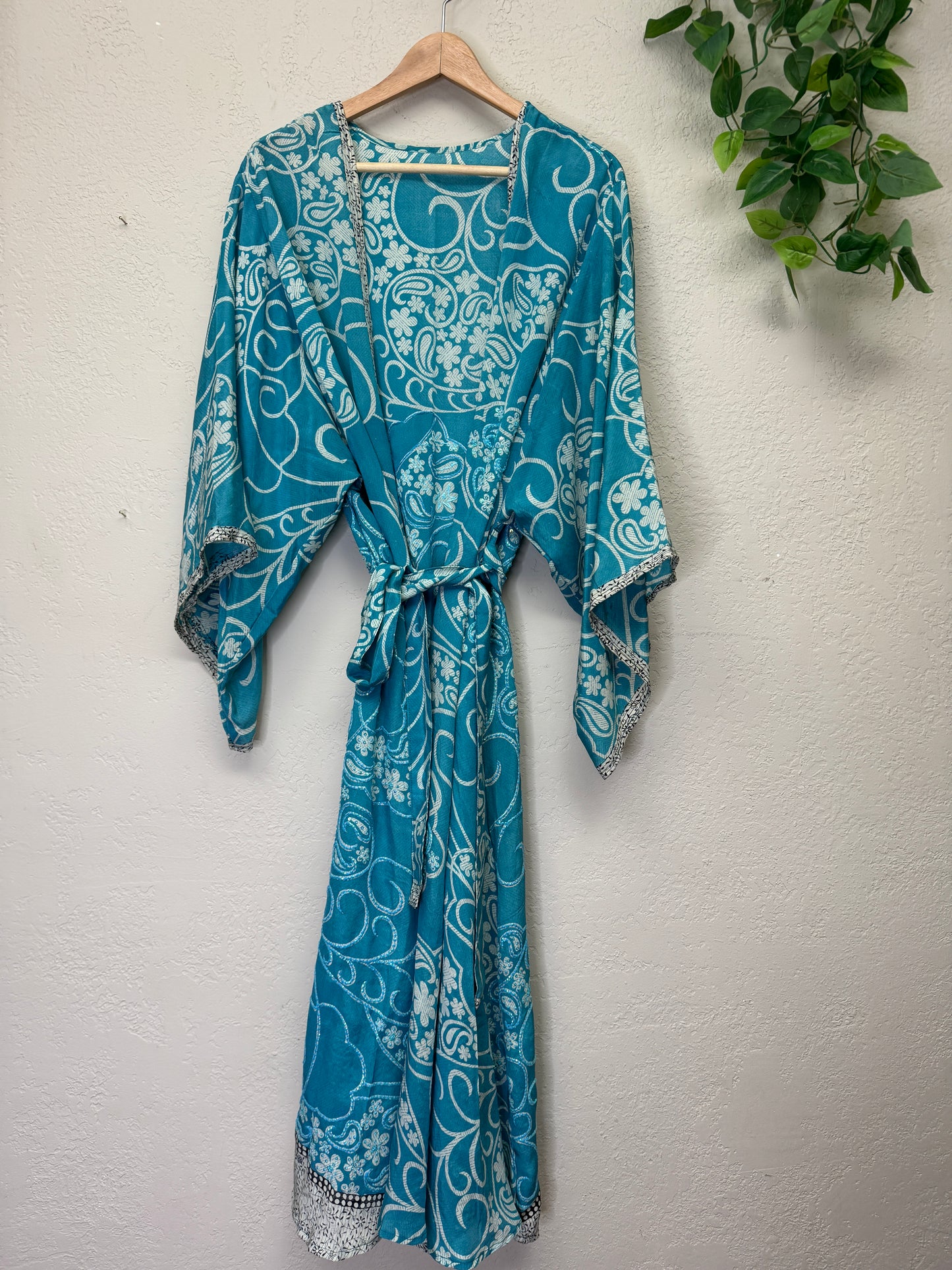 Sparkle Kimono - OS - Blue Swirl