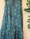 Buttercup Wrap Skirt ~ OS ~ Floral Blues