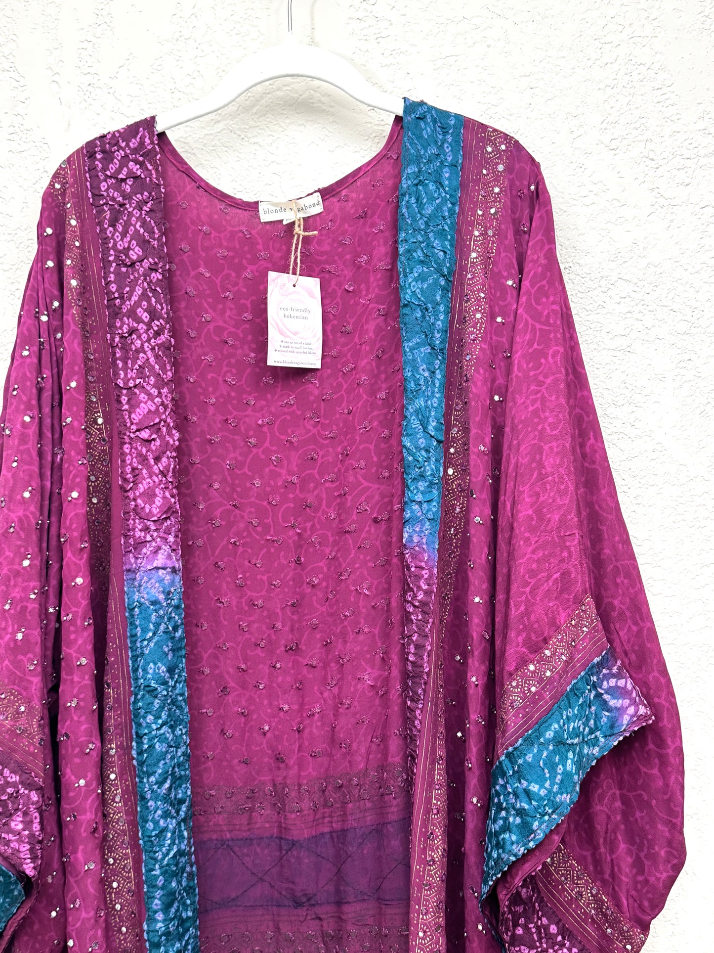 Sparkle Kimono - one size - Rich Berry