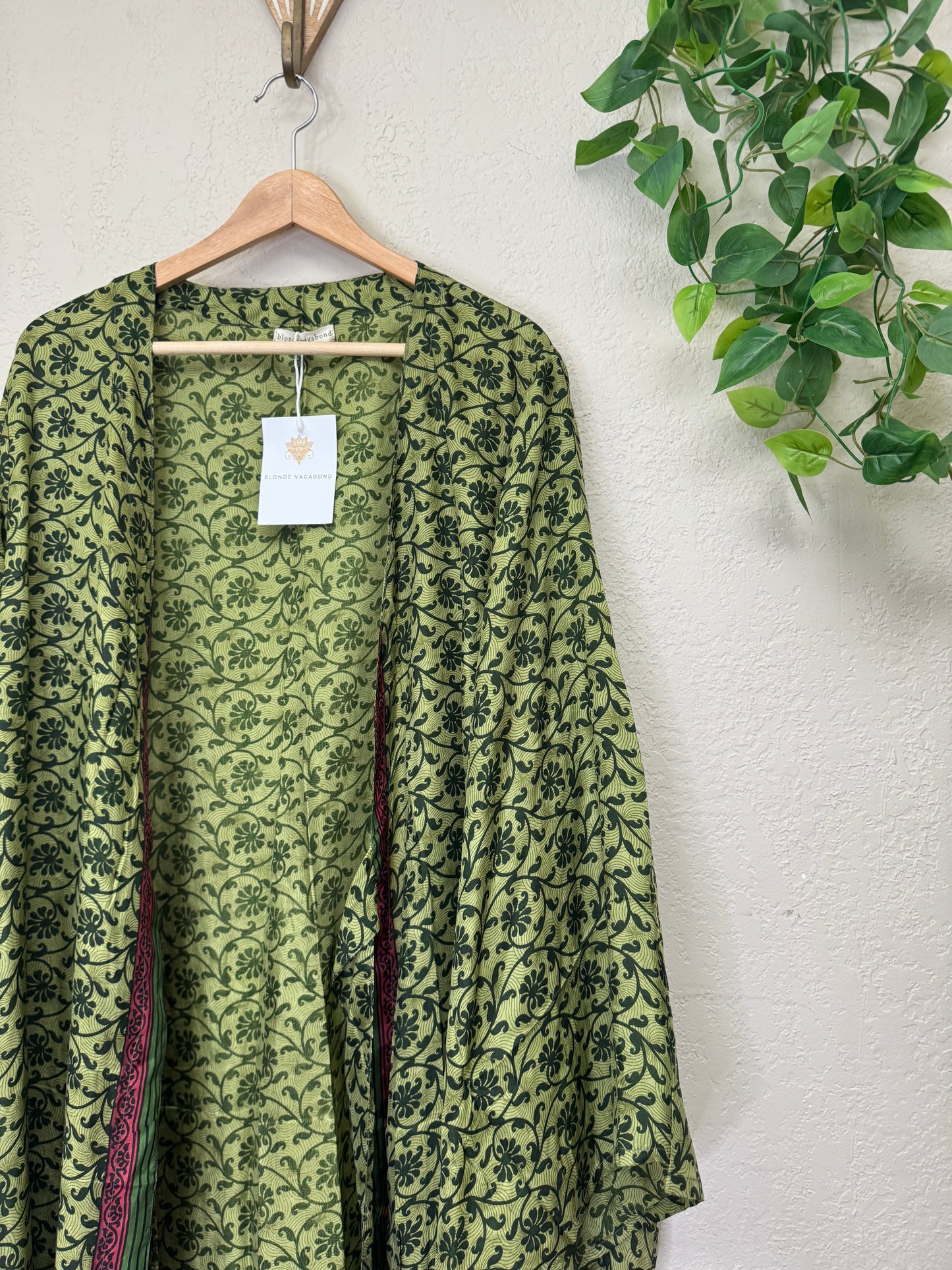Femme Kimono Wrap Dress ~ OS ~ Forest Fairy