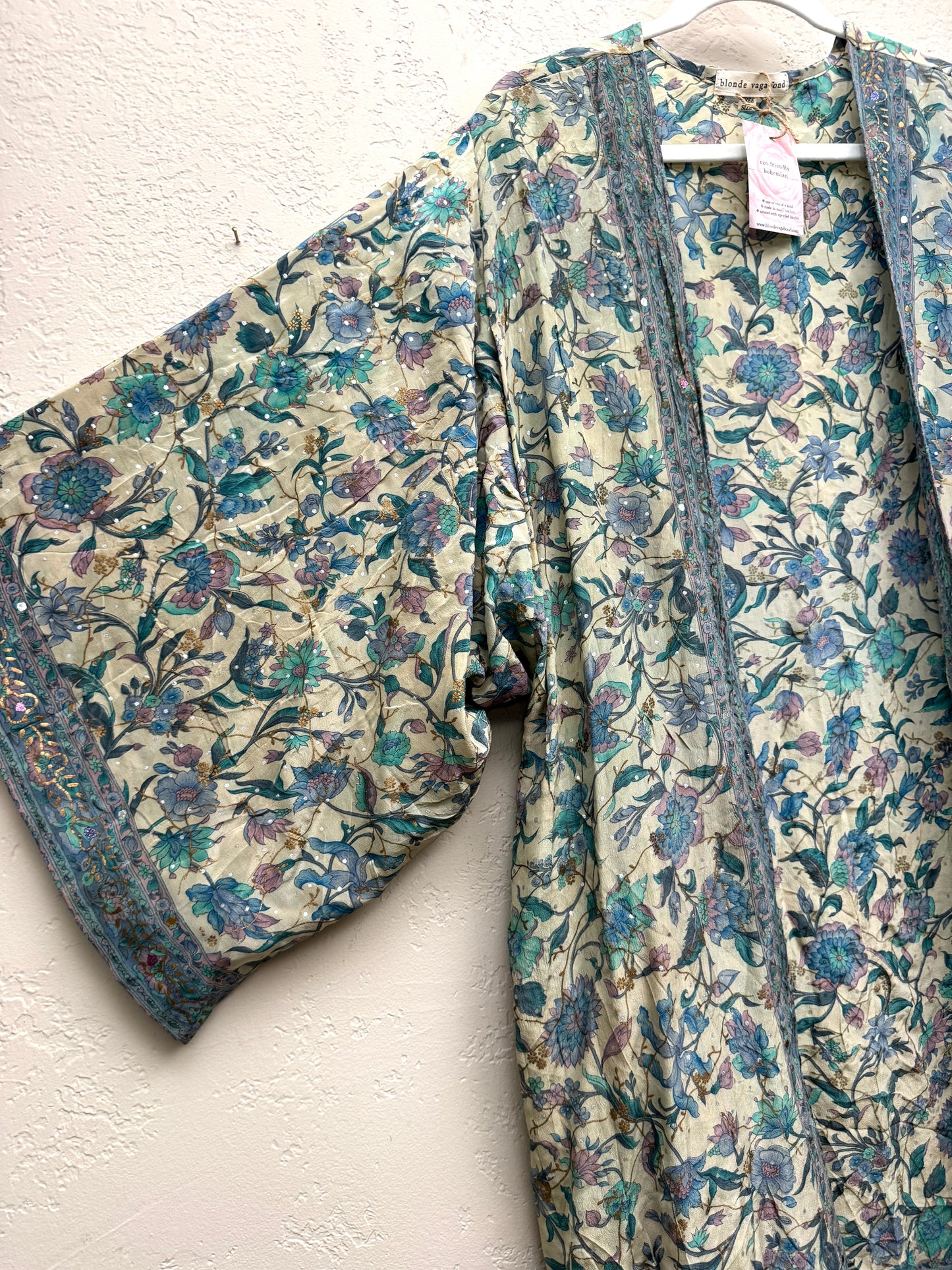 Sparkle Kimono - one size - Blue Beauty