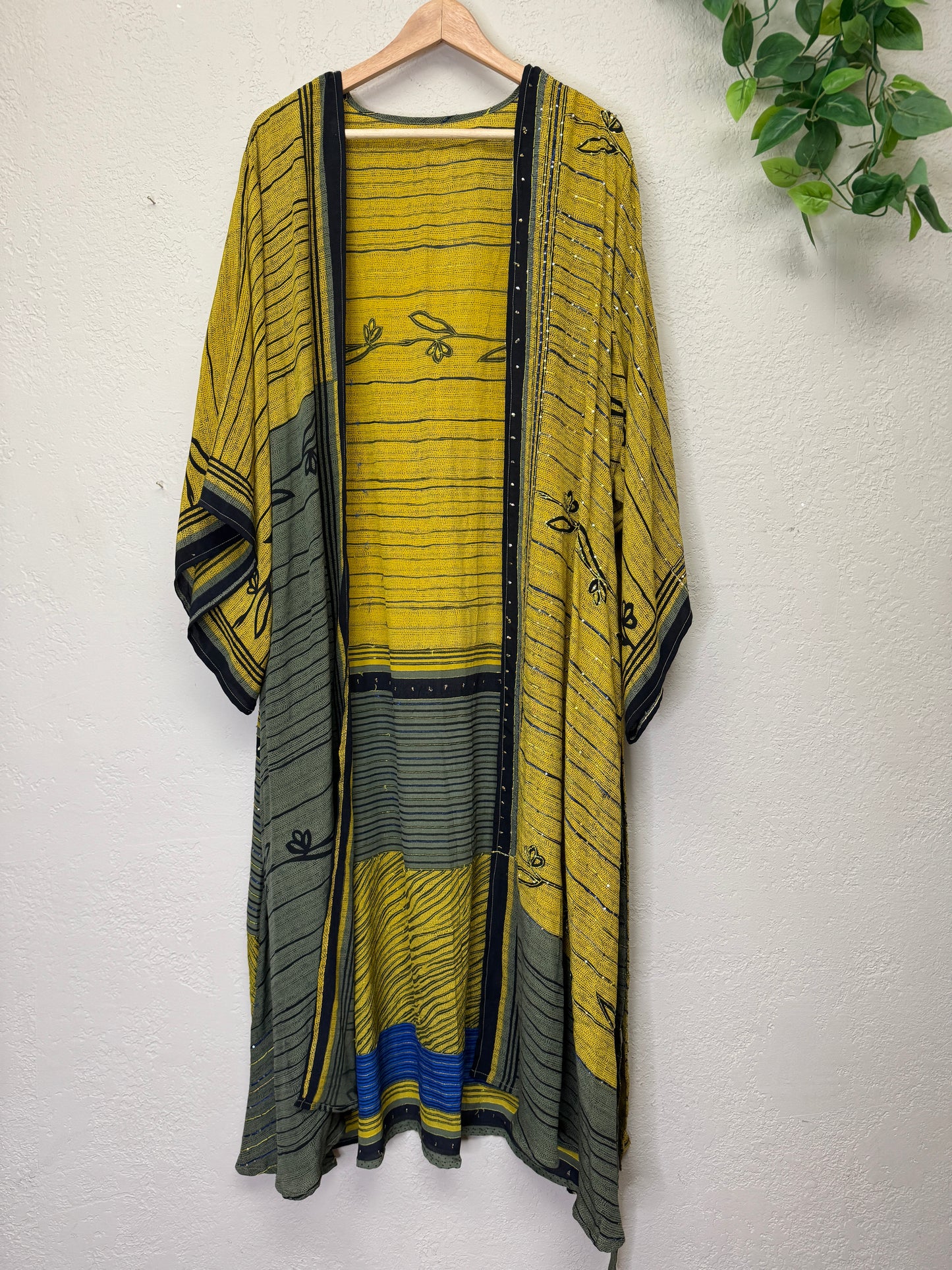 Sparkle Kimono - OS - Mellow Yellow