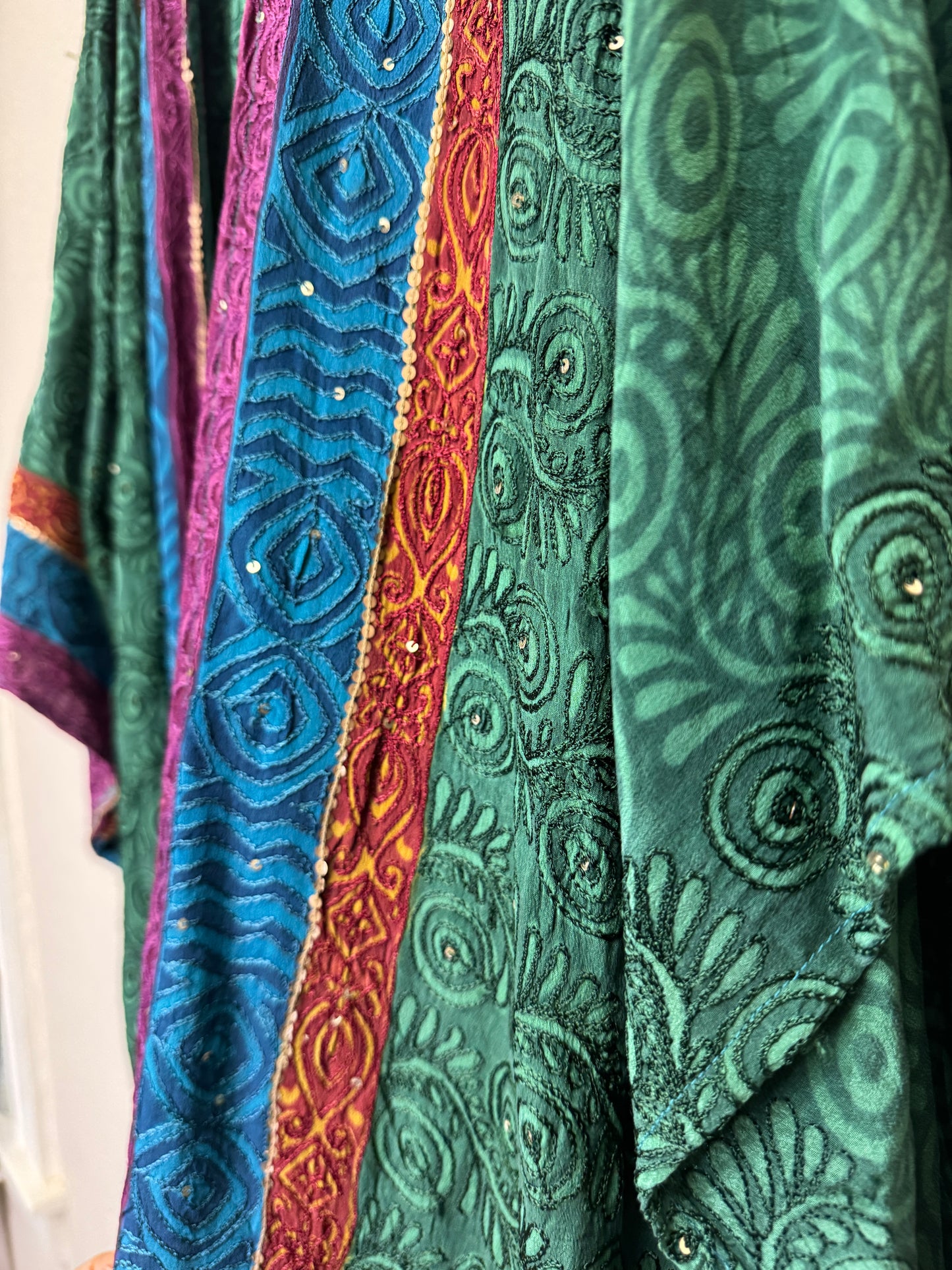 Sparkle Kimono - OS - Color Block