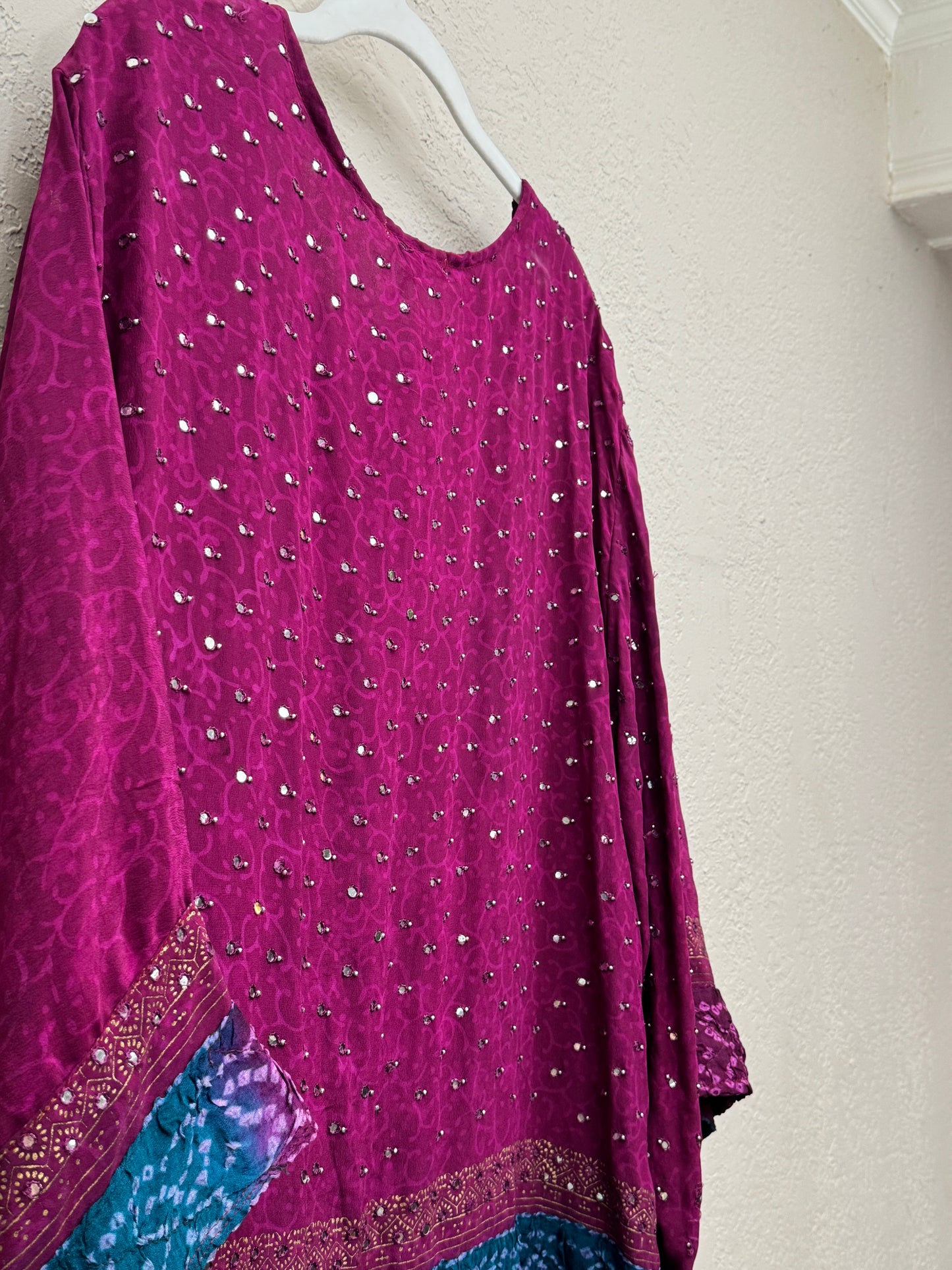 Sparkle Kimono - one size - Rich Berry