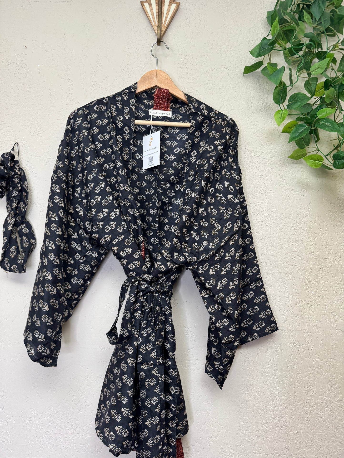 Mini Boho Robe ~ OS ~ Floral Motif