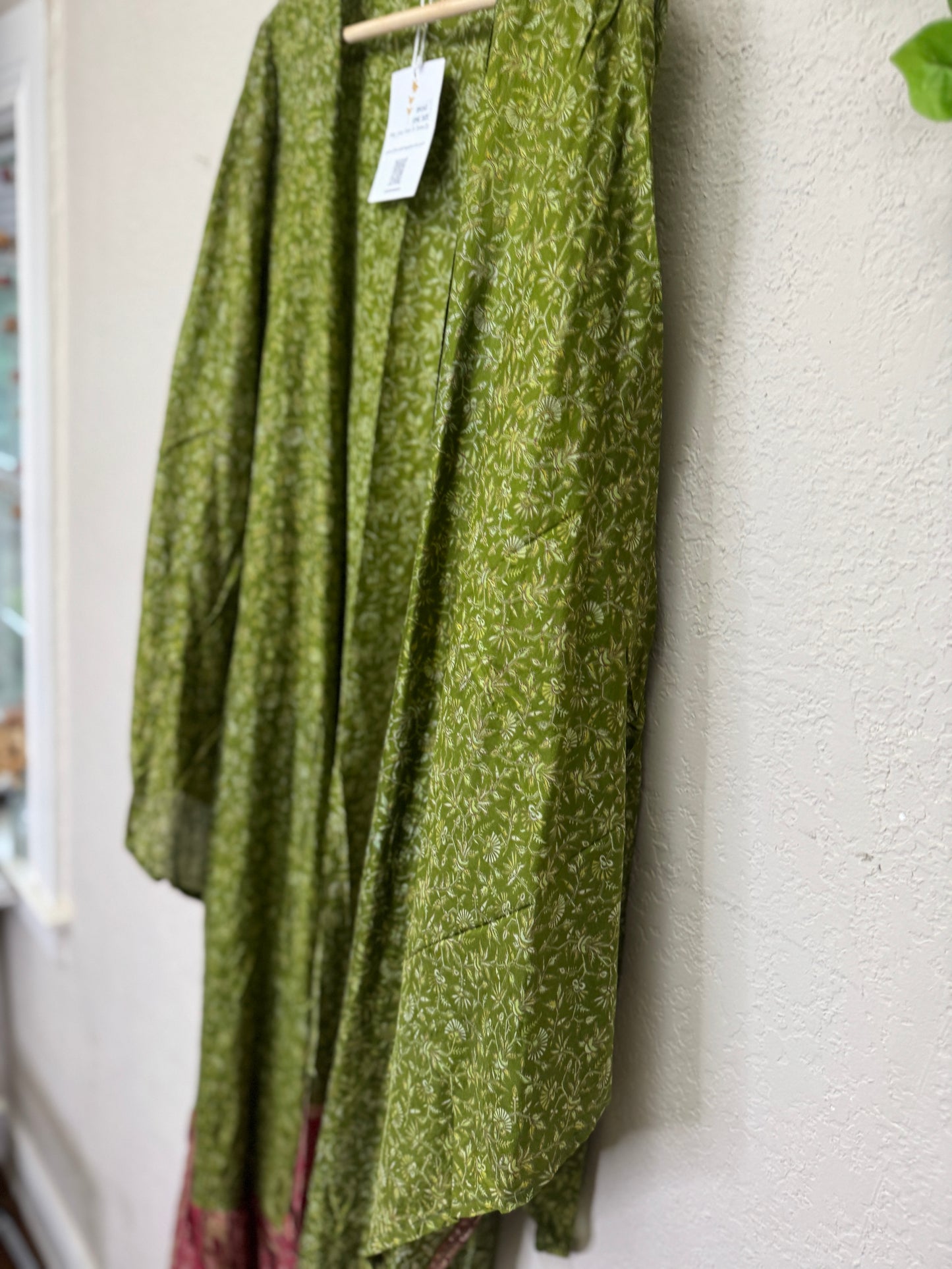 Femme Kimono Wrap Dress ~ OS ~ Rose Garden