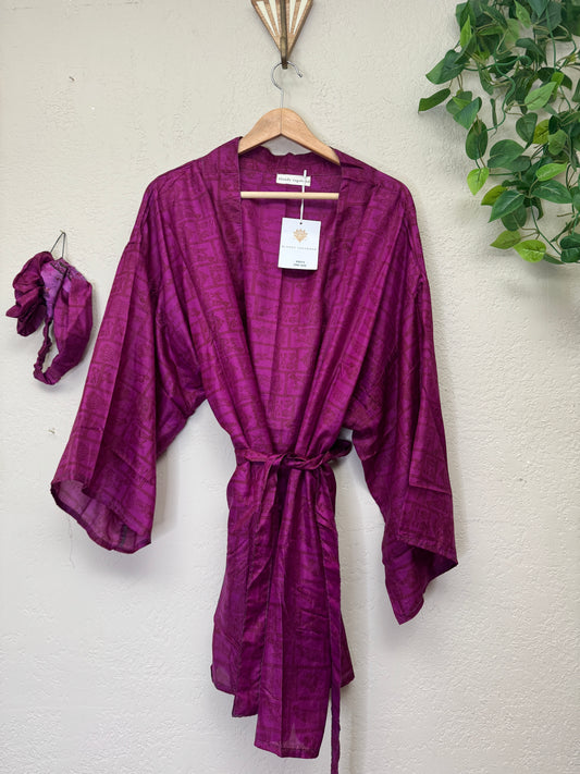 Mini Boho Robe ~ OS ~ Magenta