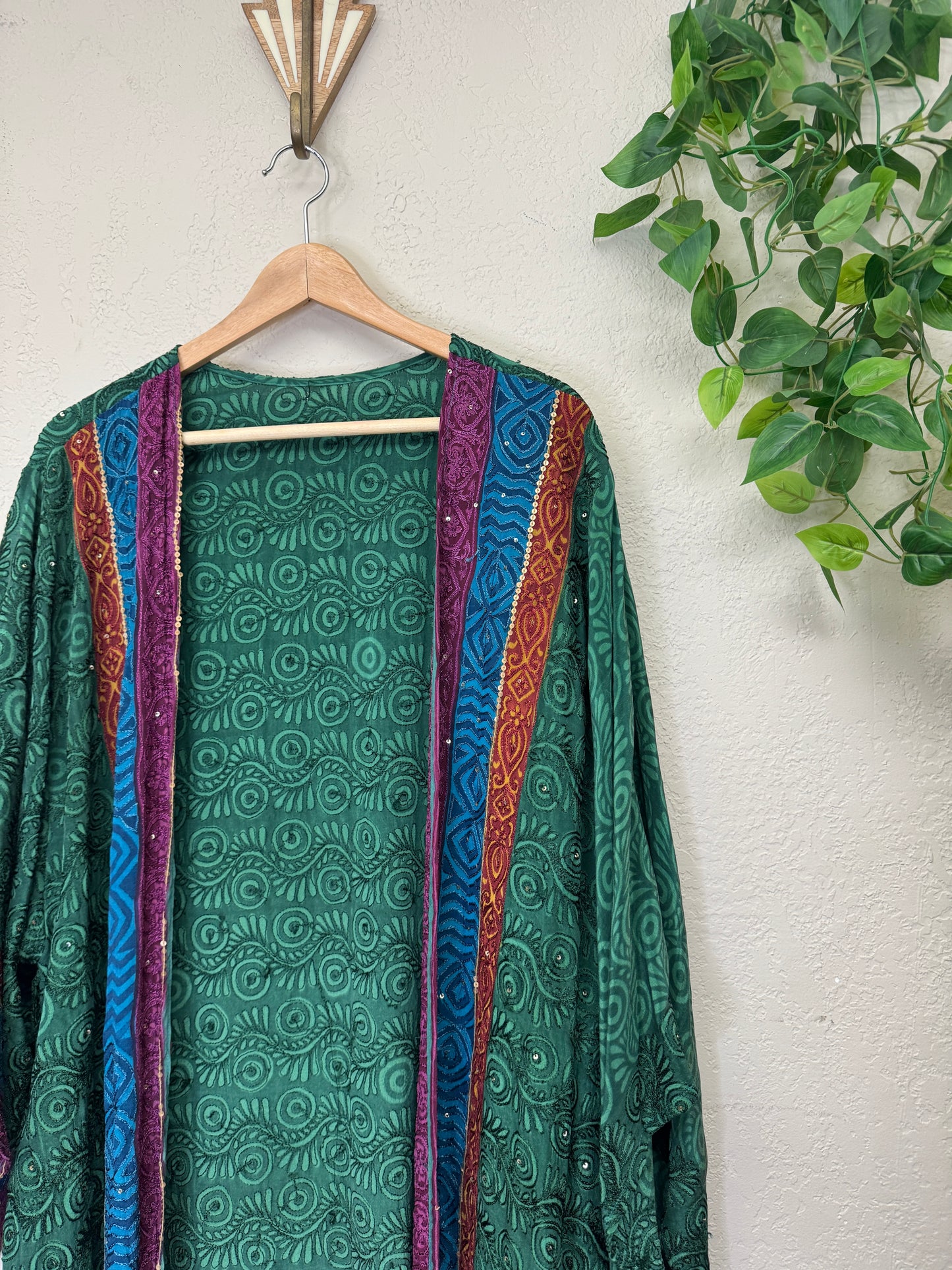 Sparkle Kimono - OS - Color Block