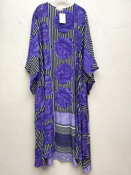 Sparkle Kimono - one size - Harlequin Diva