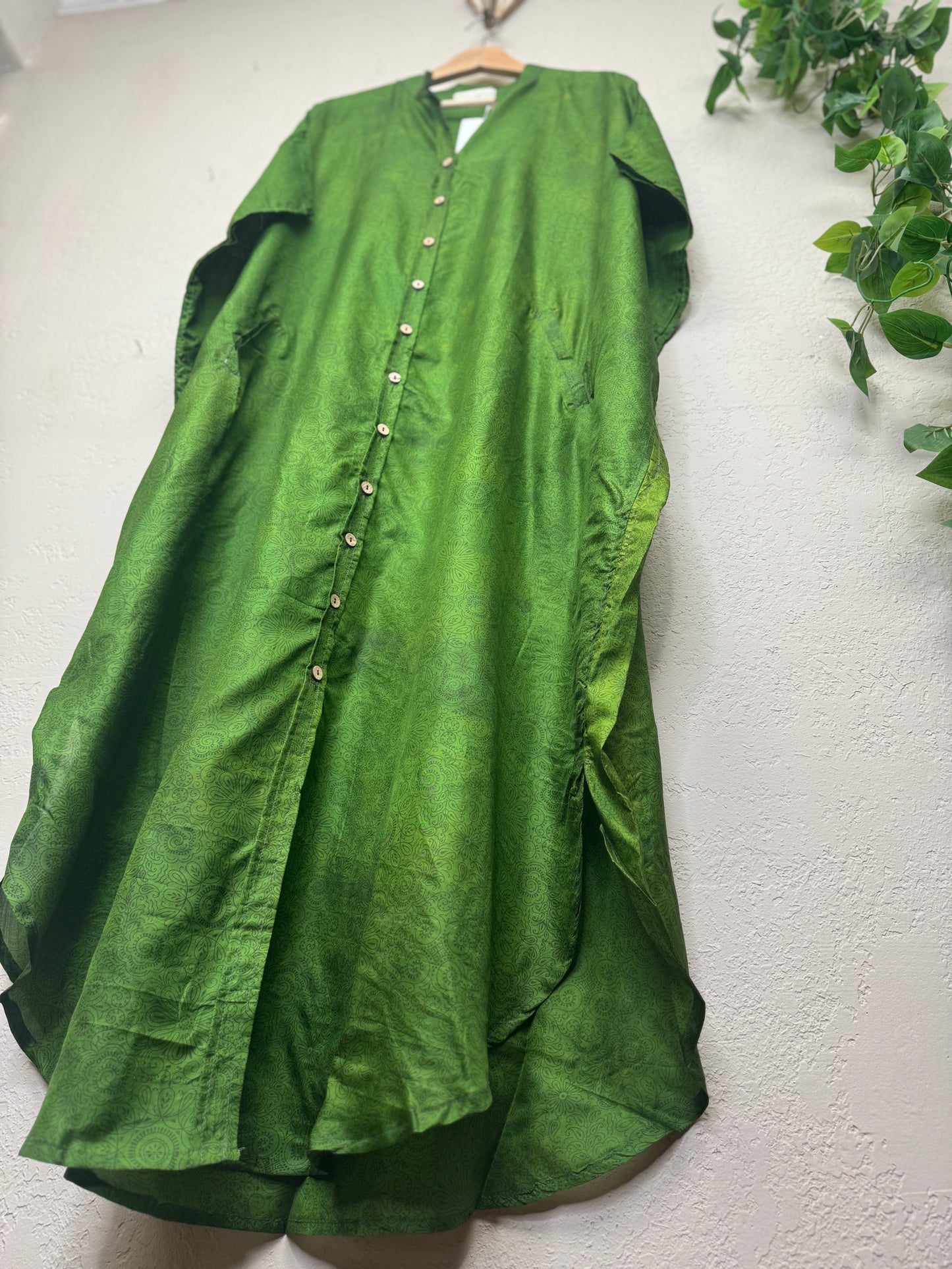 Boyfriend Dress ~ One Size ~ Lime Leaf