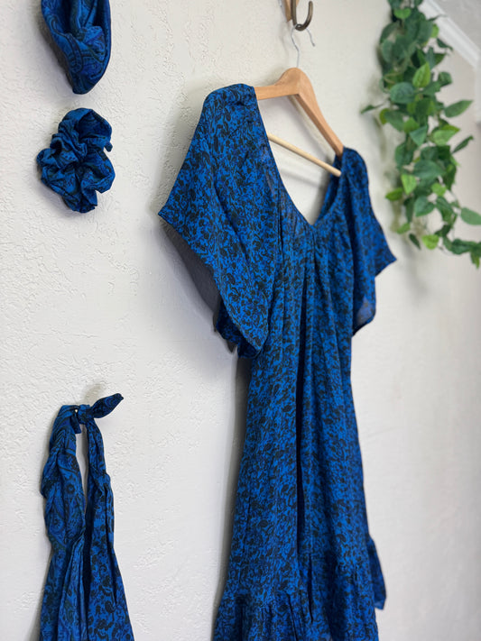 Lalita Dress - One Size - Electric Bloom
