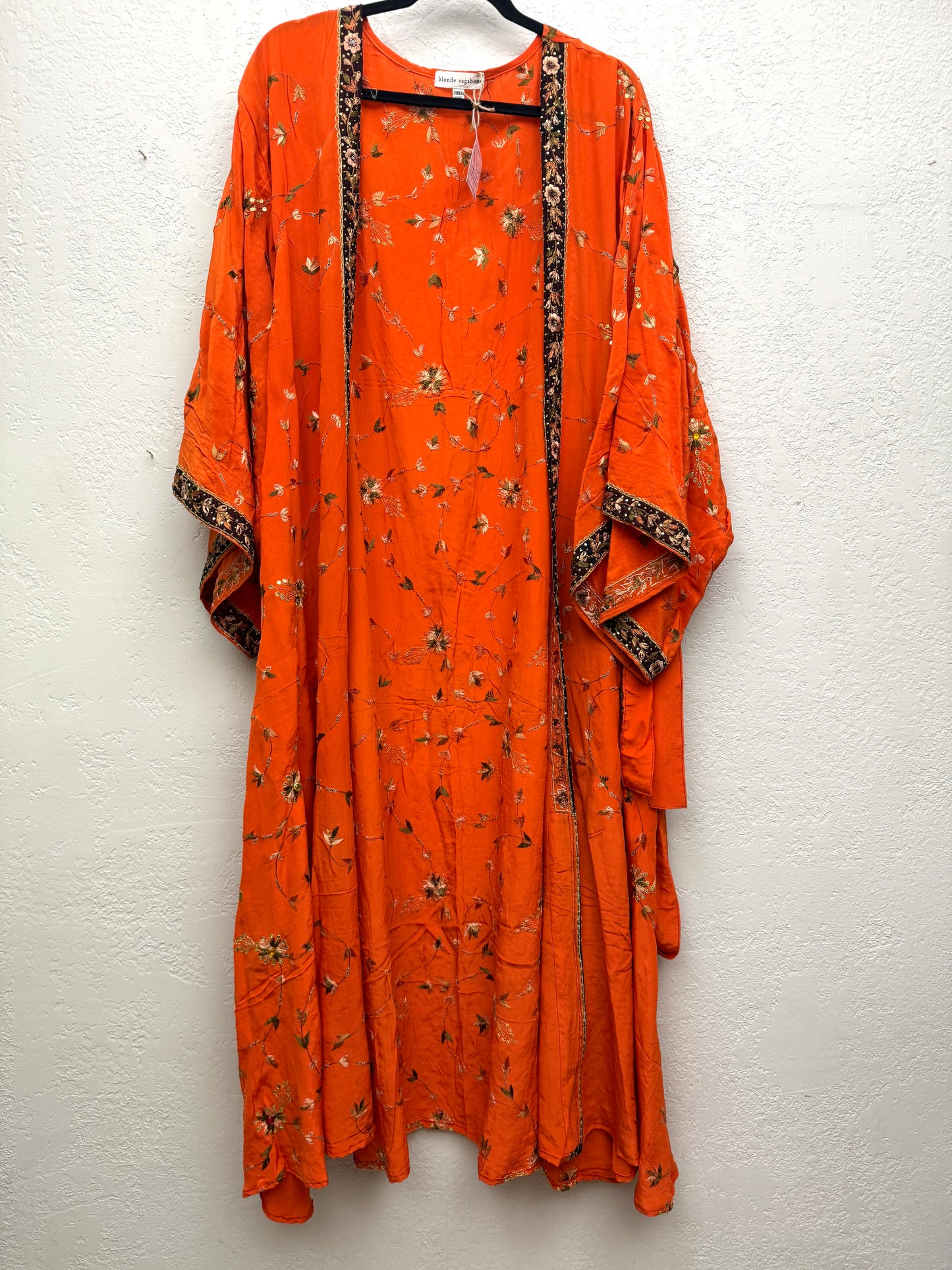 Sparkle Kimono - one size - Orange Zest