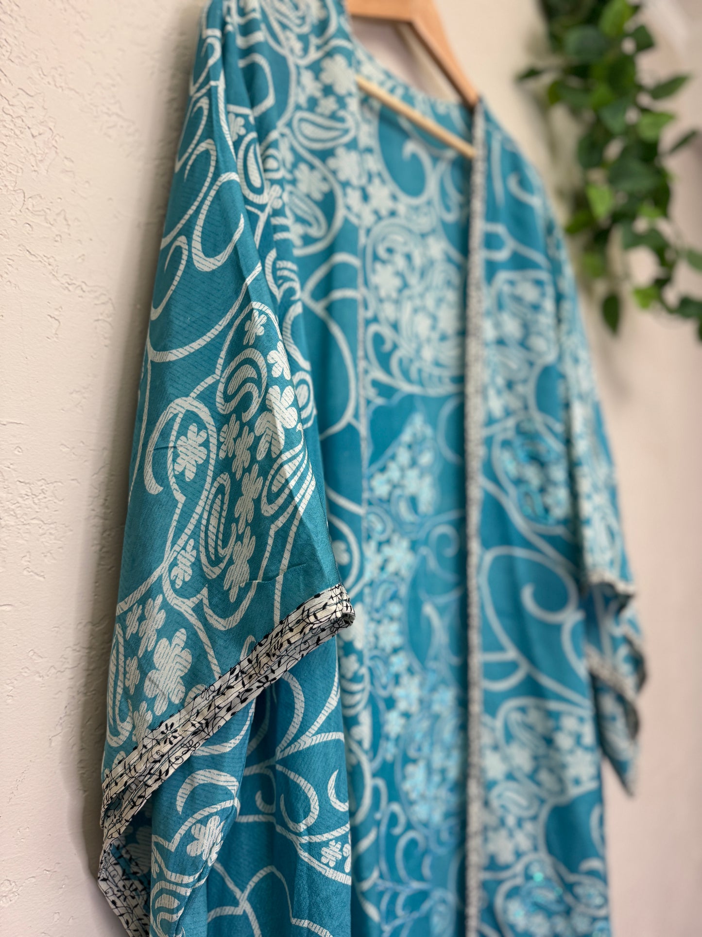 Sparkle Kimono - OS - Blue Swirl