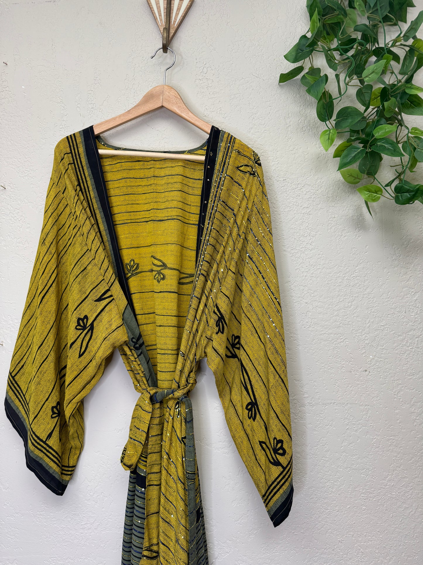 Sparkle Kimono - OS - Mellow Yellow