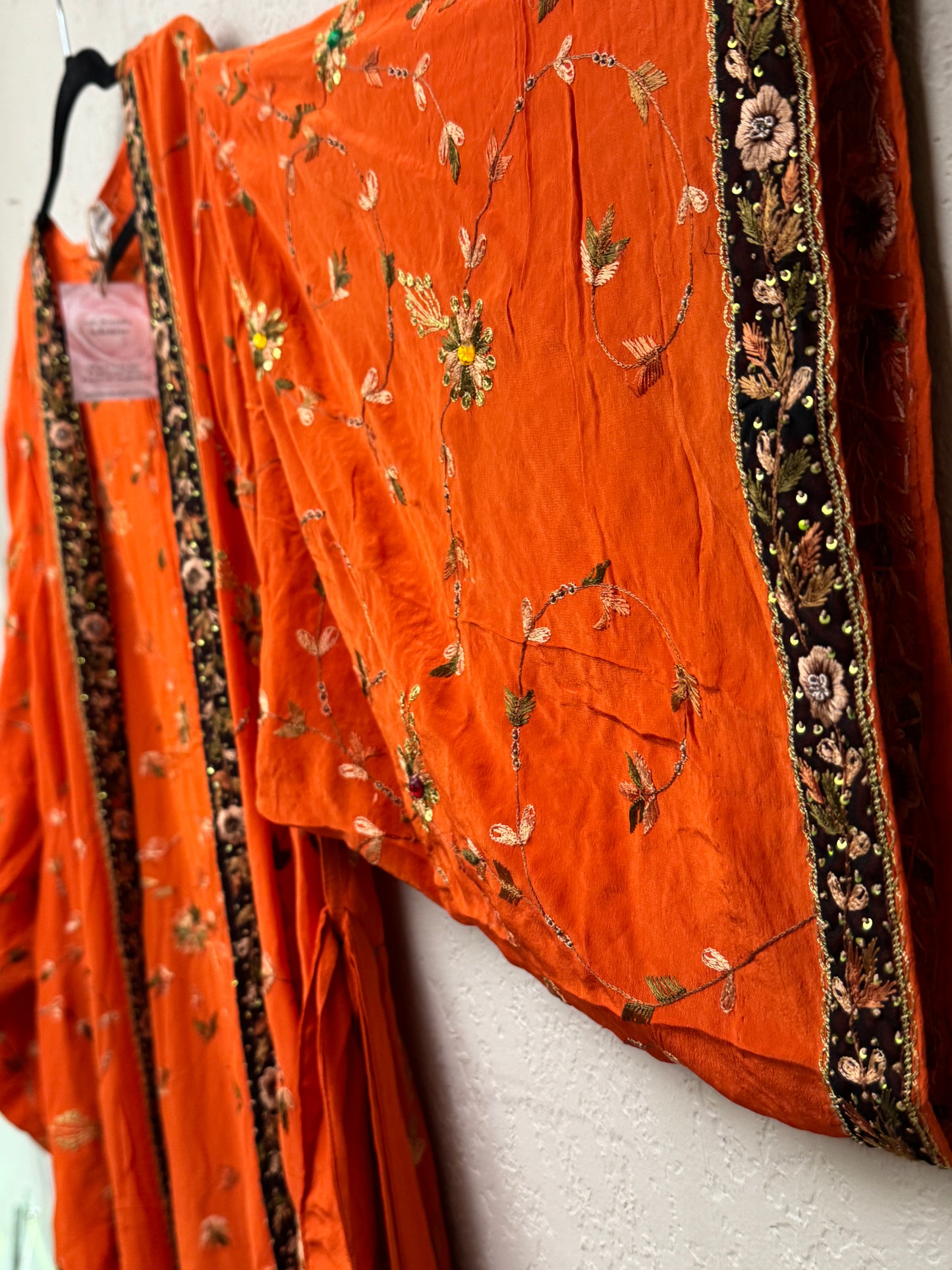 Sparkle Kimono - one size - Orange Zest