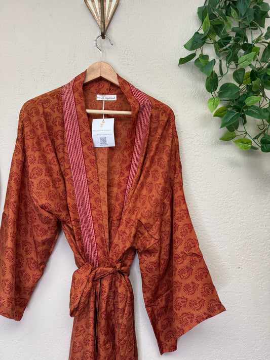Midi Boho Robe ~ OS ~ Burnt Orange