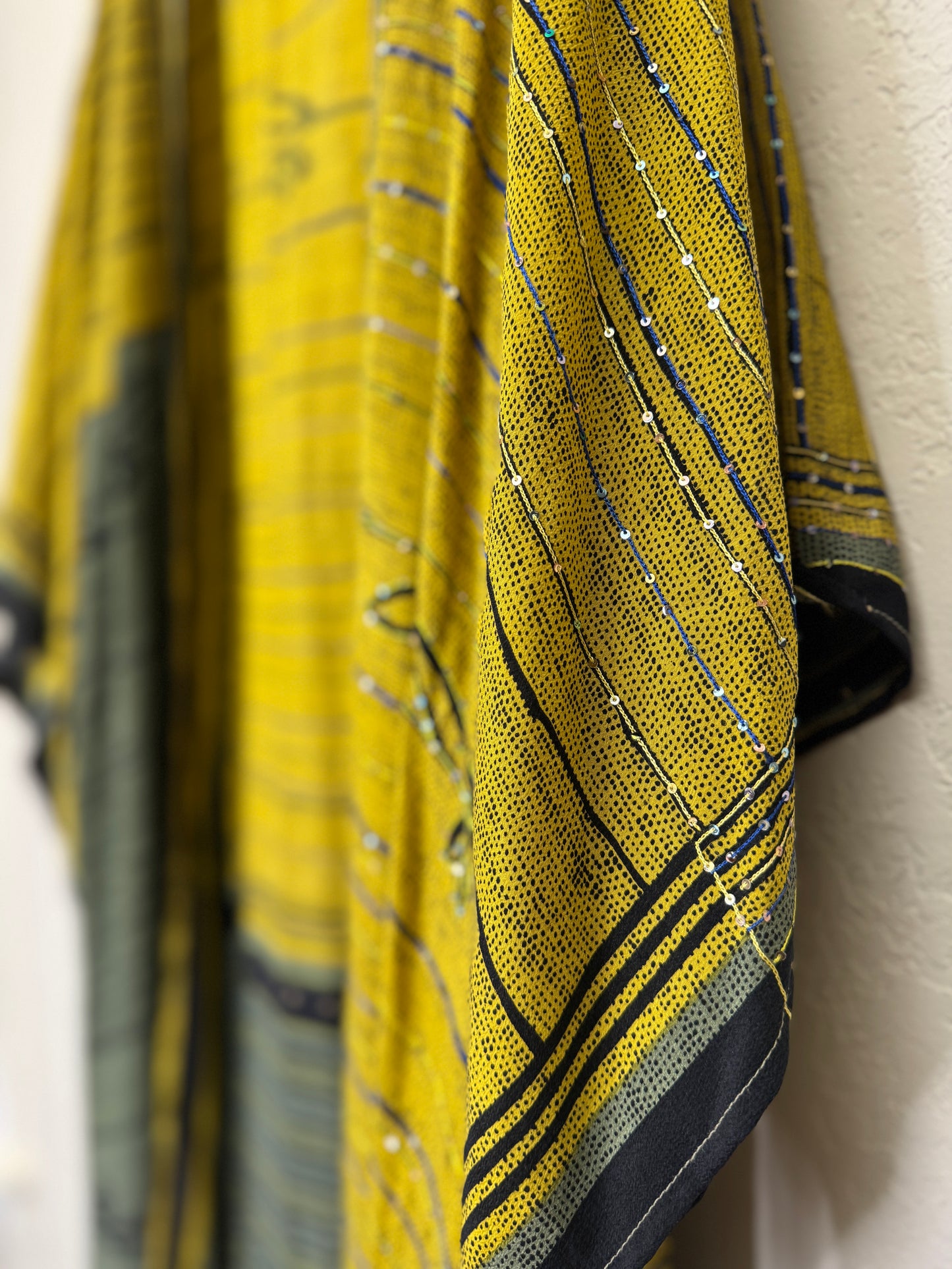 Sparkle Kimono - OS - Mellow Yellow