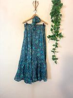 Buttercup Wrap Skirt ~ OS ~ Floral Blues