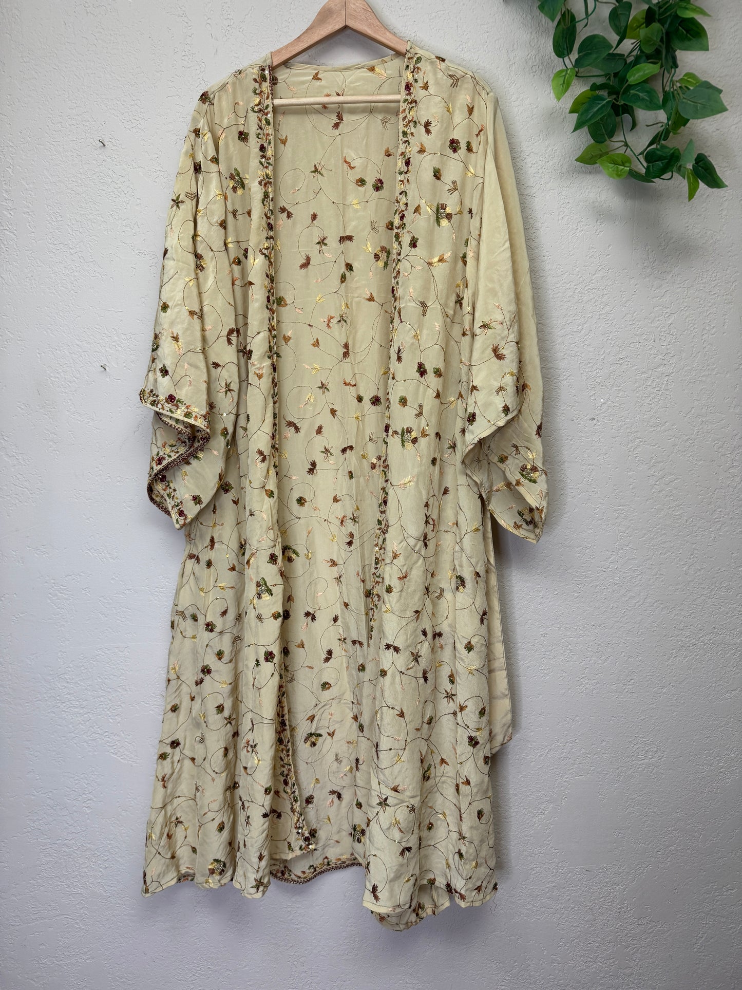 Sparkle Kimono - OS - Woven Cream