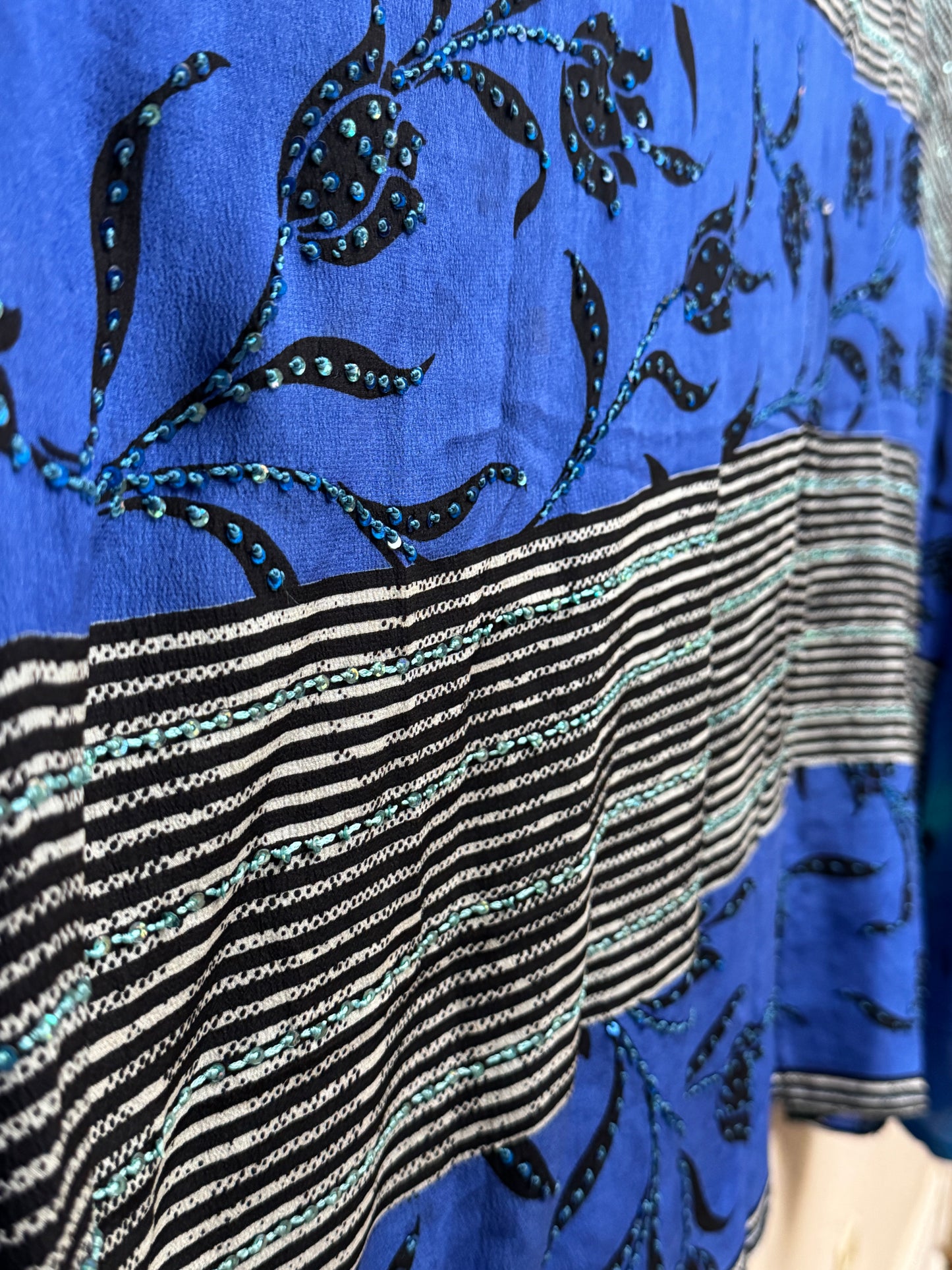 Sparkle Kimono - one size - Bluebell