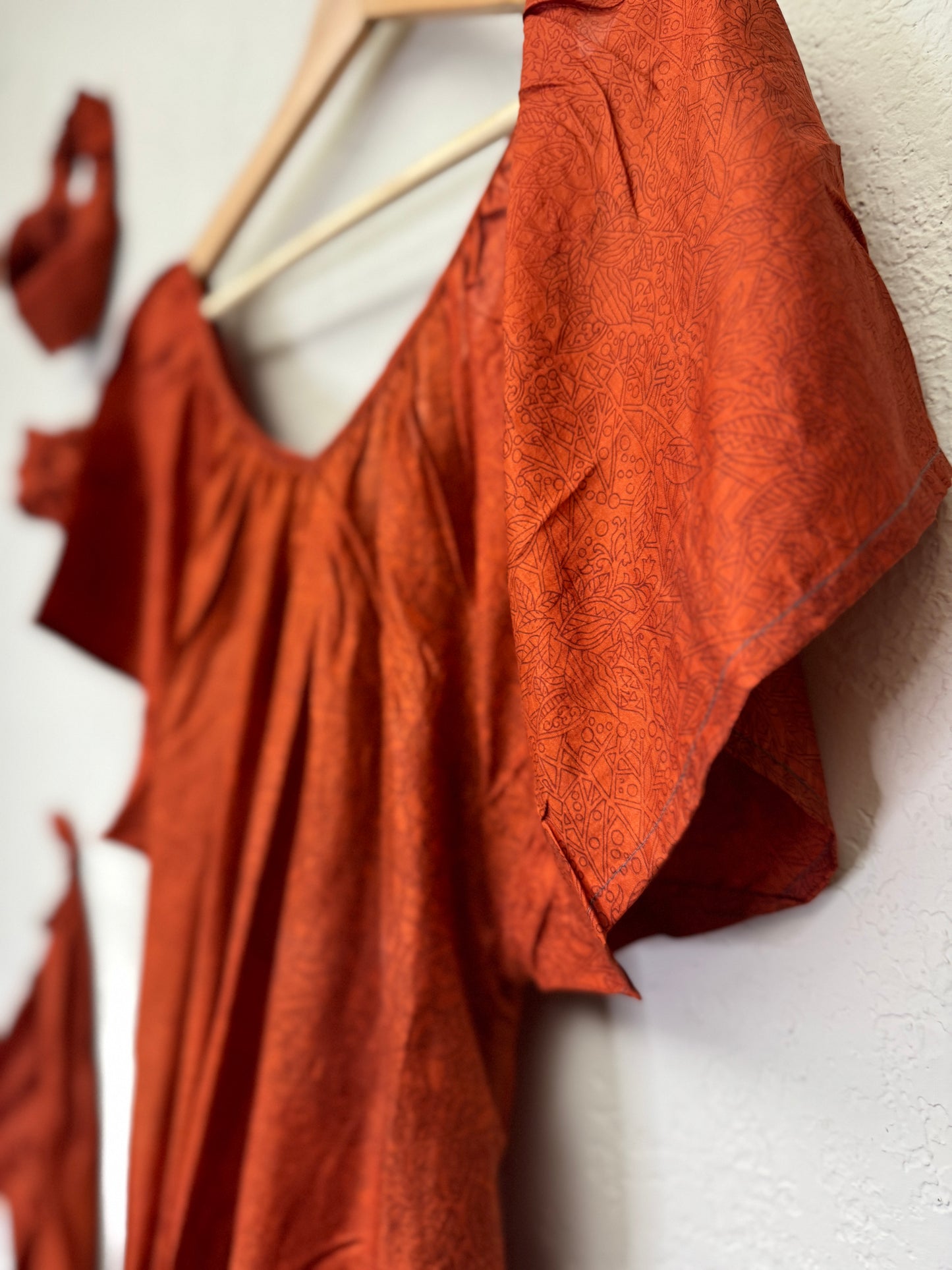 Lalita Dress - One Size - Burnt Orange