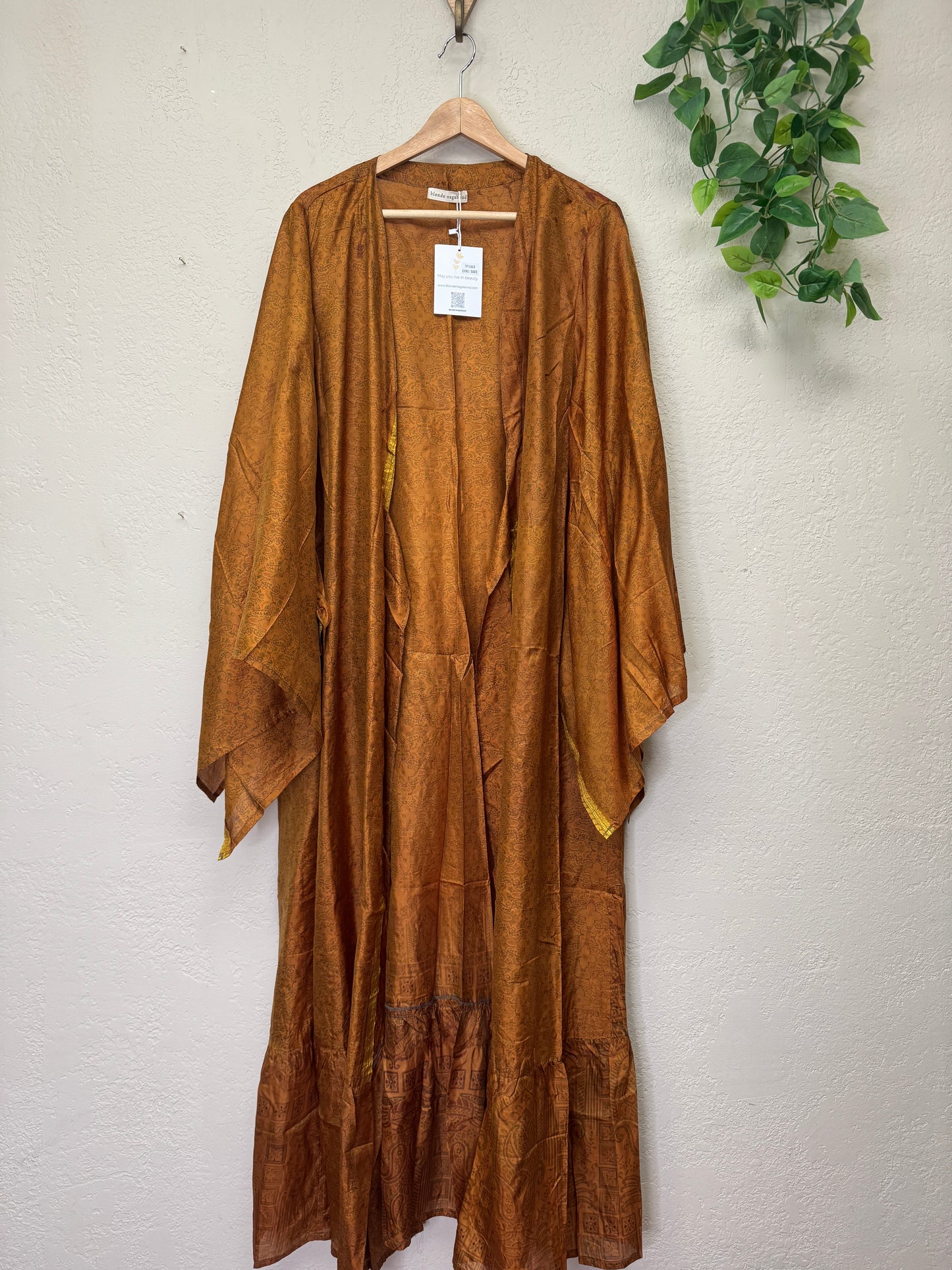 Femme Kimono Wrap Dress ~ OS ~ Copper
