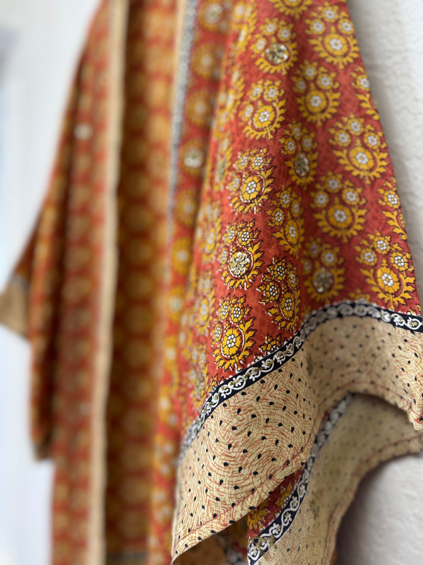 Sparkle Kimono - OS - Burnt Sienna