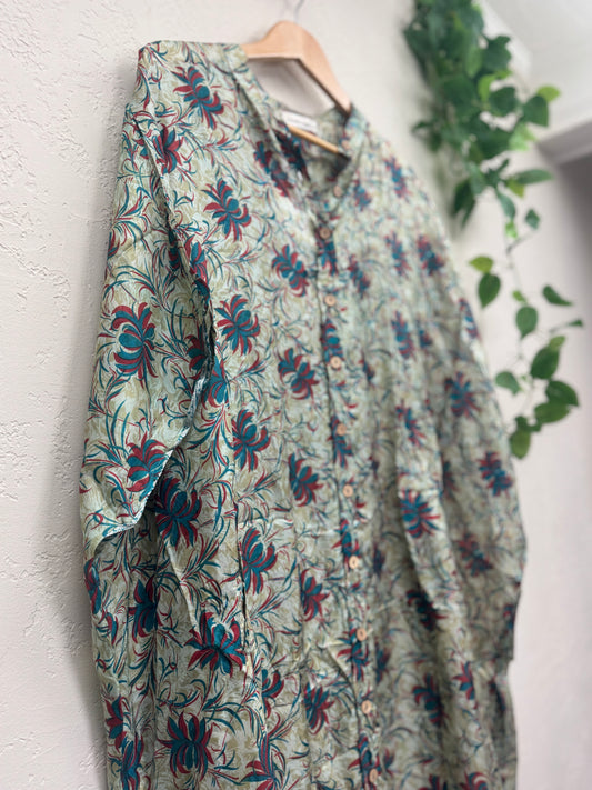 Boyfriend Dress ~ One Size ~ Wild Camellia