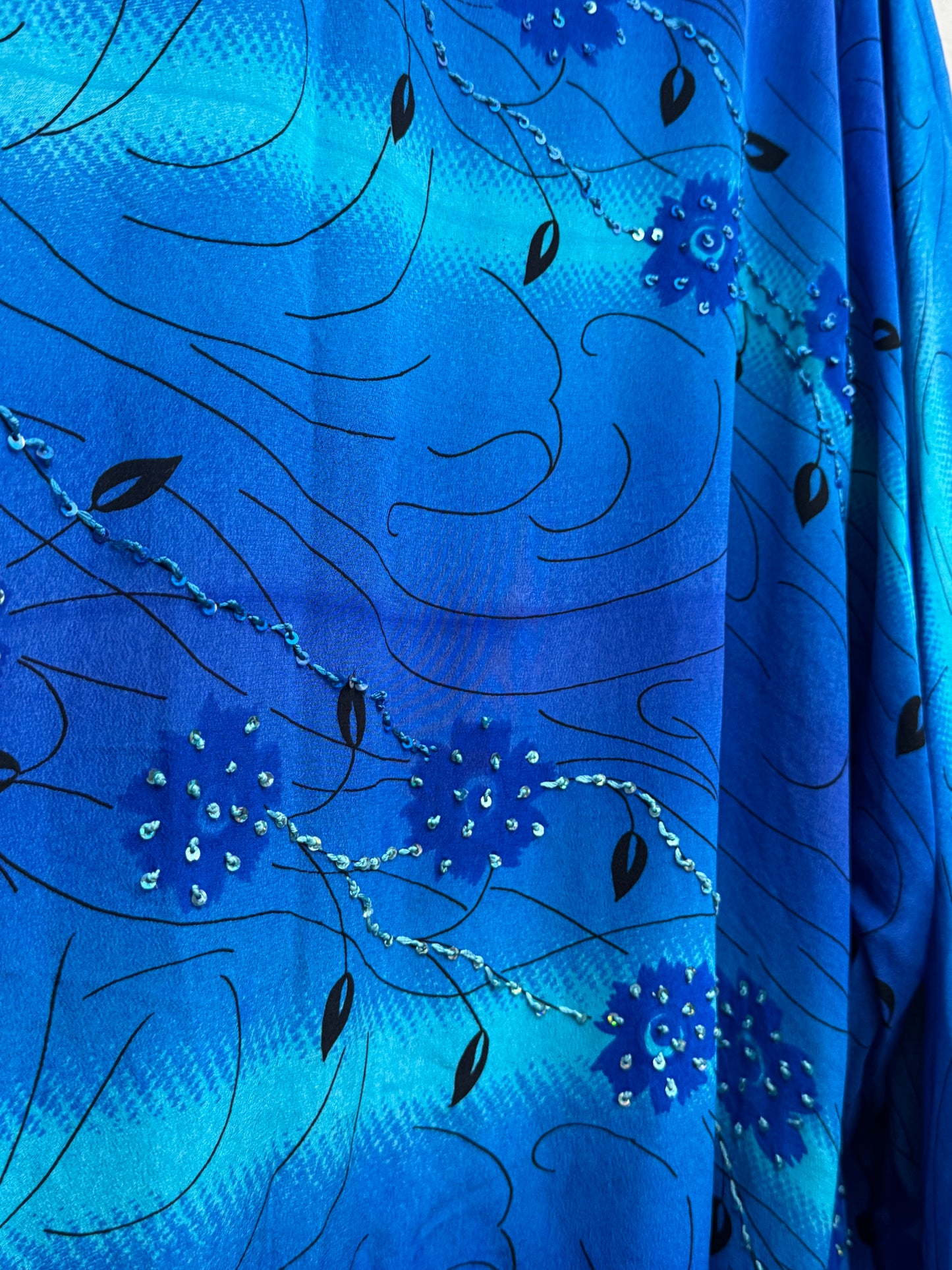 Sparkle Kimono - one size - Bluebell