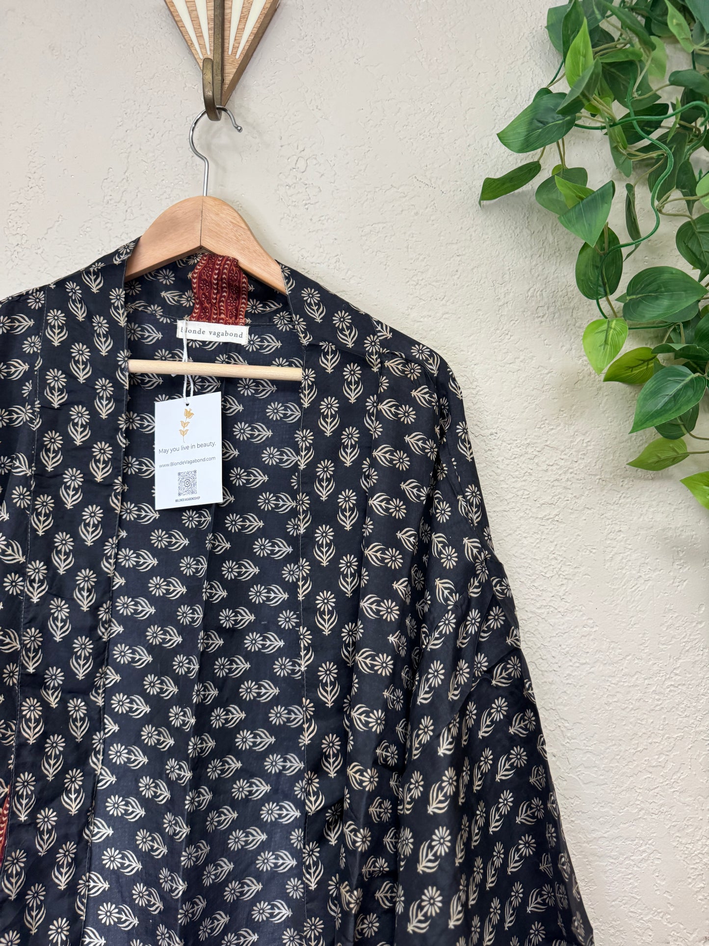 Mini Boho Robe ~ OS ~ Floral Motif