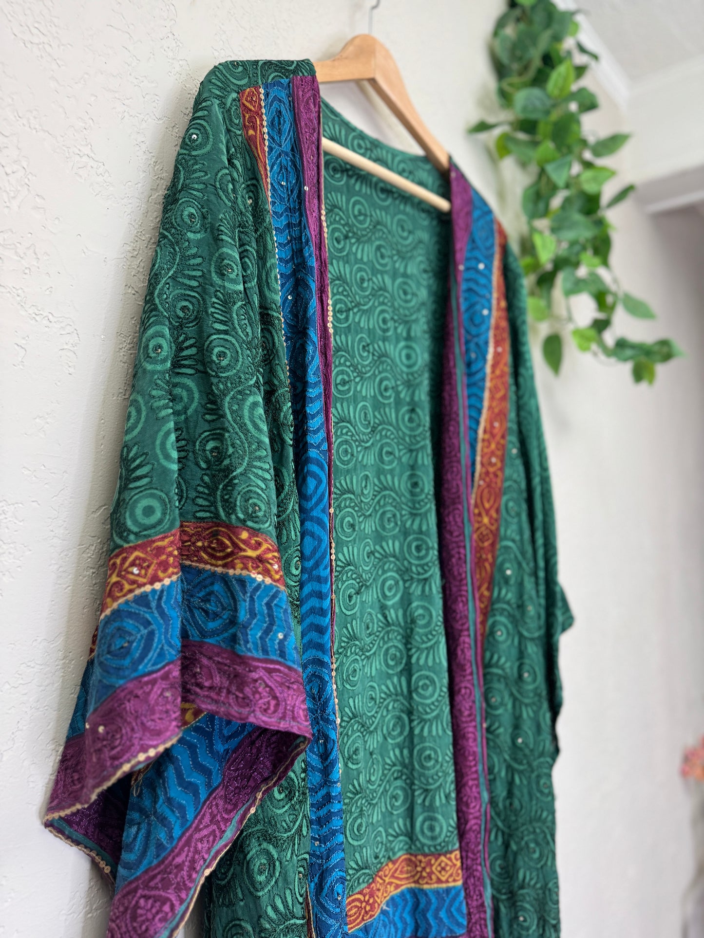 Sparkle Kimono - OS - Color Block