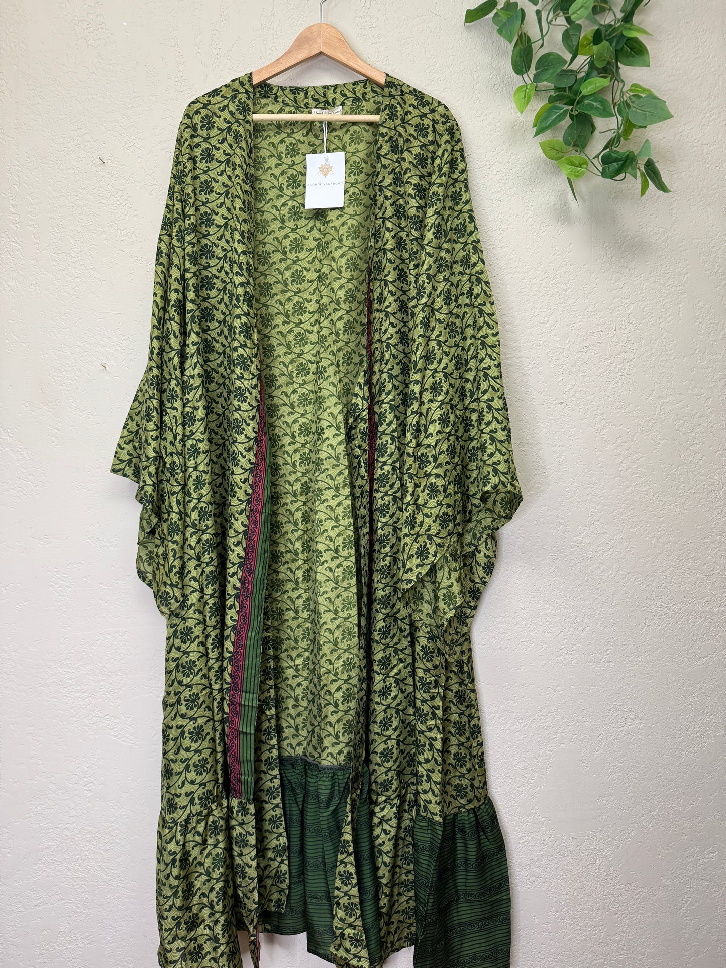 Femme Kimono Wrap Dress ~ OS ~ Forest Fairy
