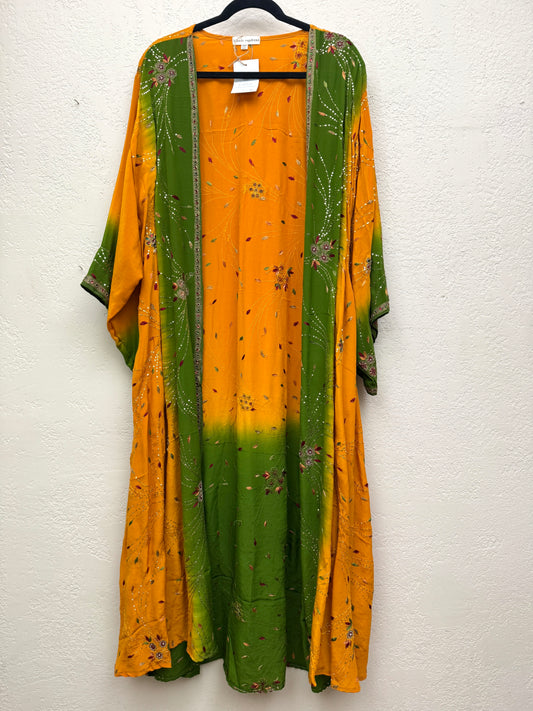 Sparkle Kimono - one size - Lemon-Lime Starburst