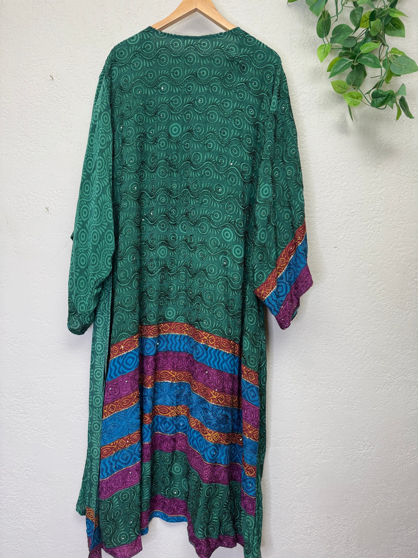Sparkle Kimono - OS - Color Block