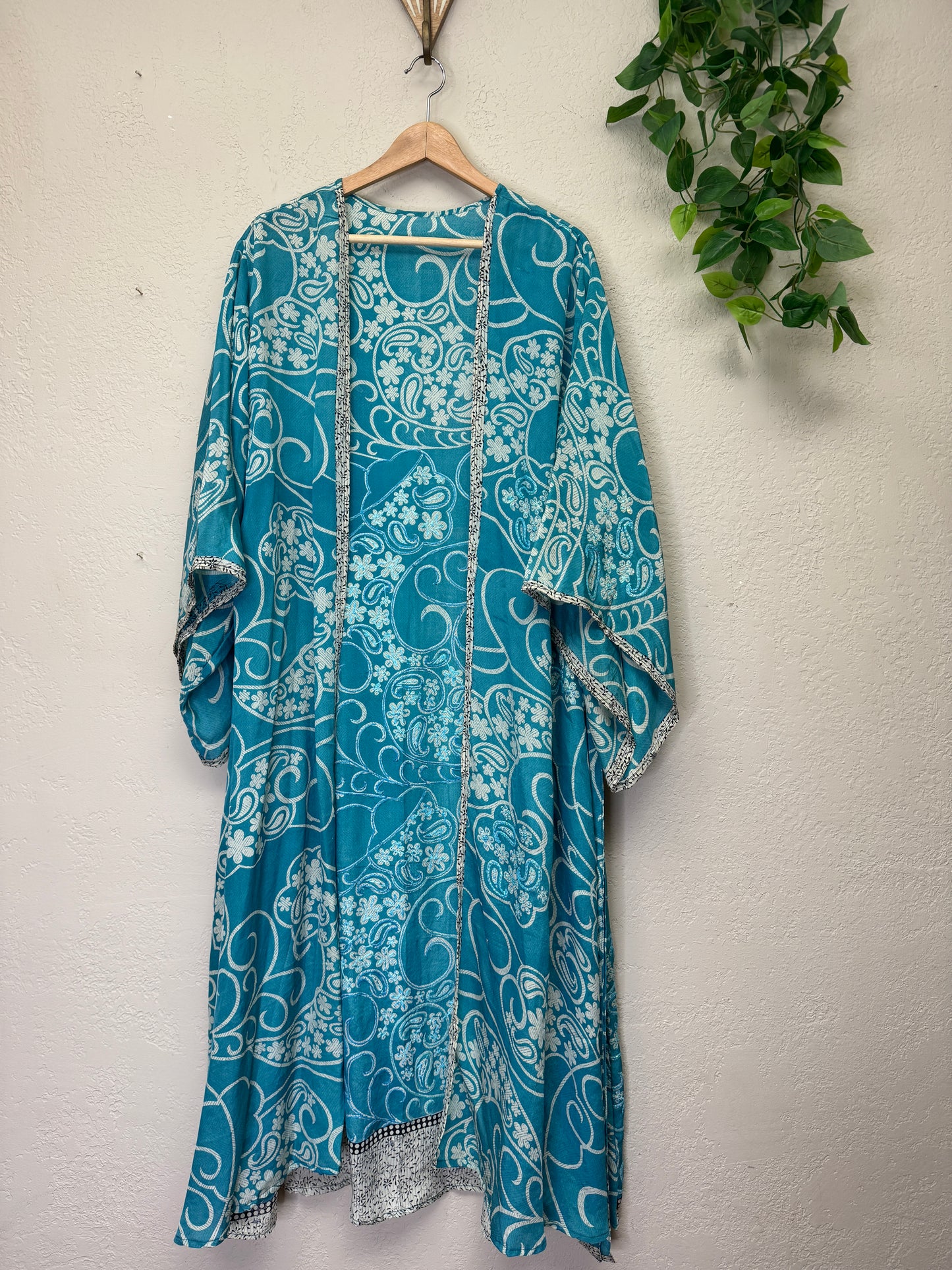 Sparkle Kimono - OS - Blue Swirl