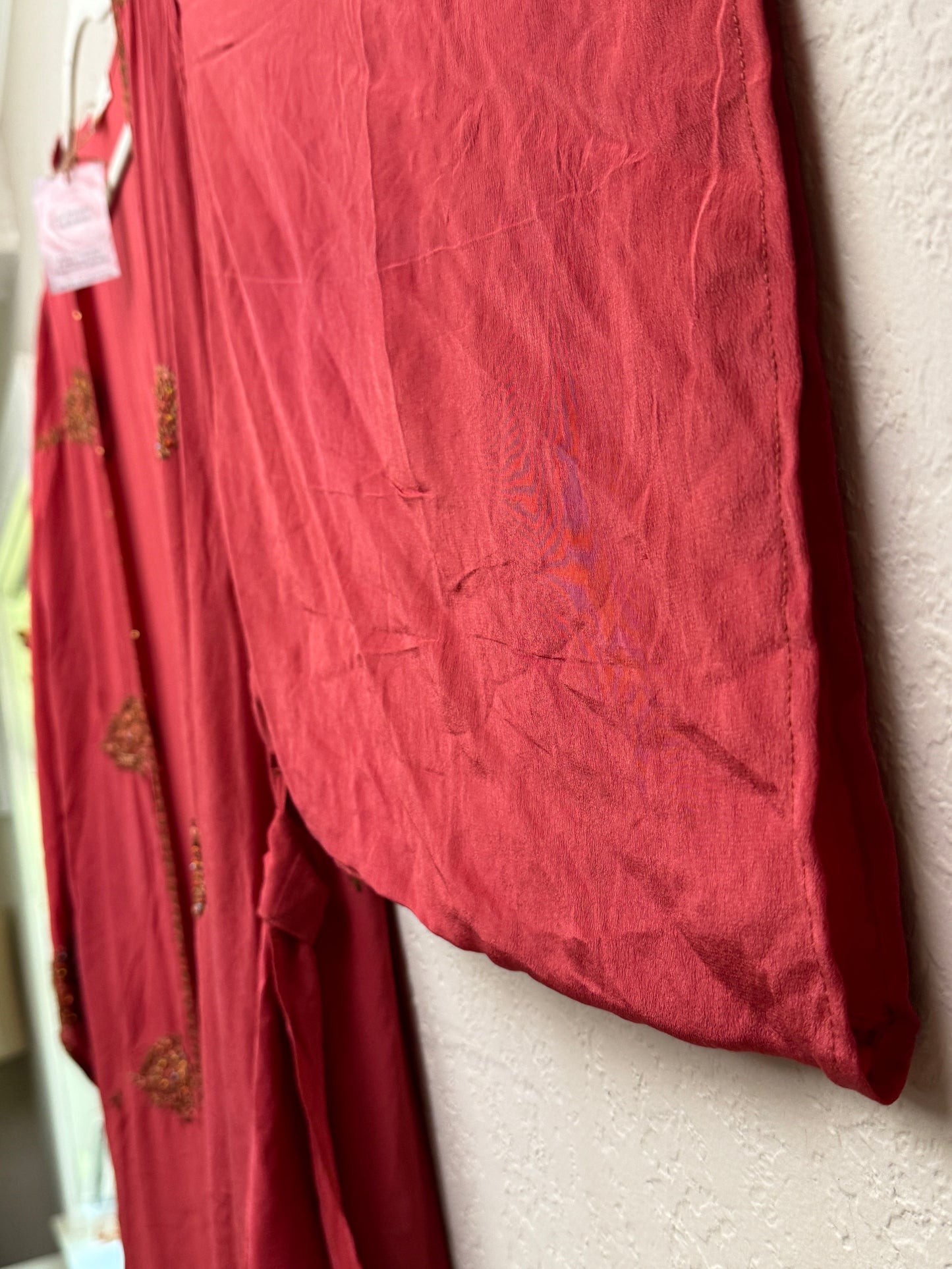 Sparkle Kimono - one size - Embroidered Rose