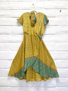 Wrap Dress - L - Mellow Yellow