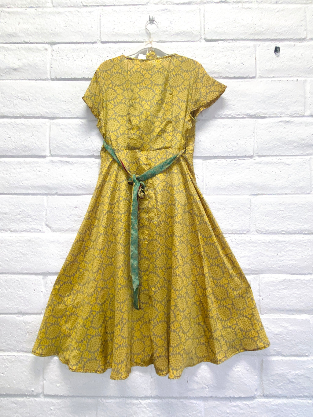 Wrap Dress - L - Mellow Yellow