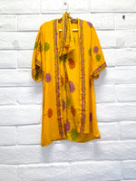 Midi Boho Kimono - Yellow Empress - One Size